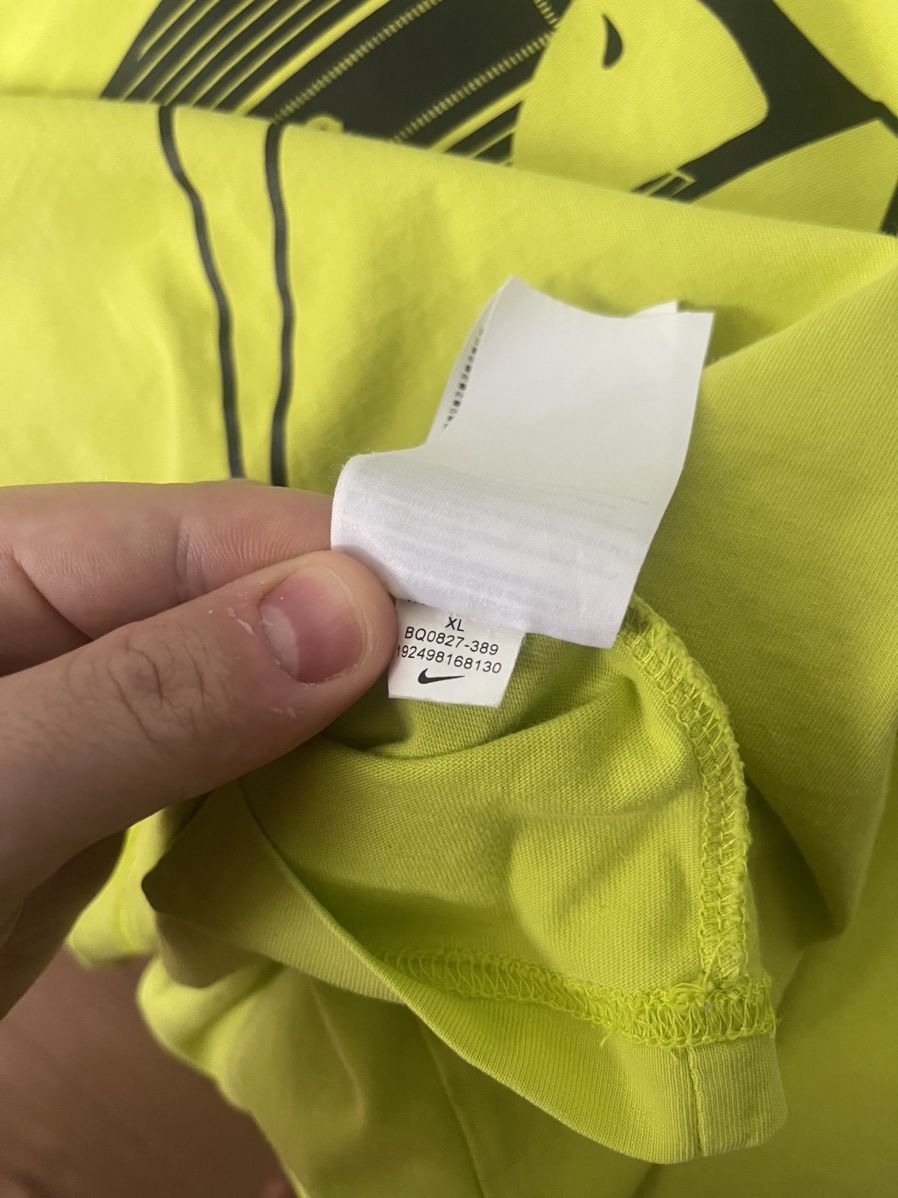 Nike × Off-White OFF-White x Nike NRG 6 Lime Green T-Shirt Size US XL / EU 56 / 4 - 11 Thumbnail