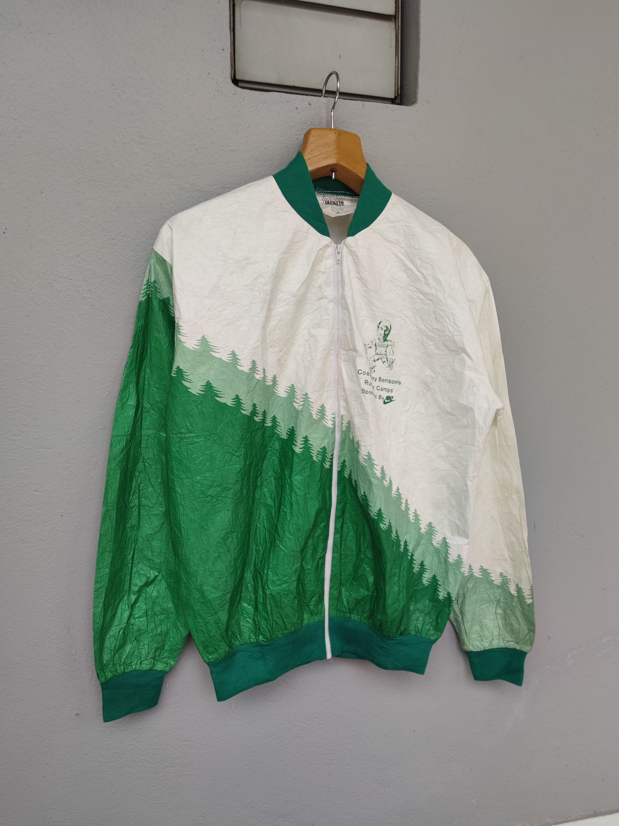Nike Vintage 80s Nike Sponsored Coach Roy Benson's Running Camp Size US M / EU 48-50 / 2 - 2 Thumbnail