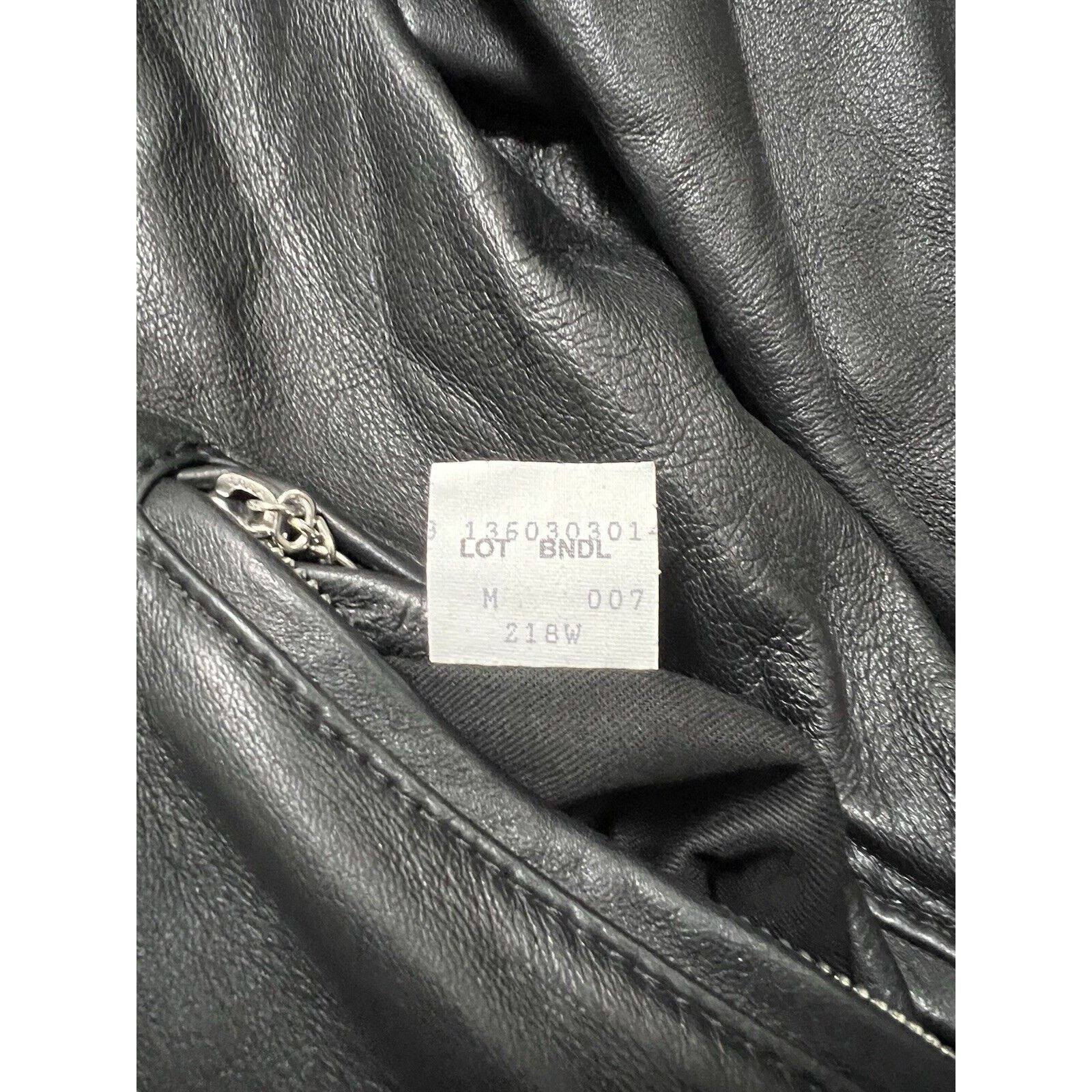 Schott Schott Perfecto 218w Women’s Cropped Biker Leather Jacket M Size M / US 6-8 / IT 42-44 - 7 Thumbnail