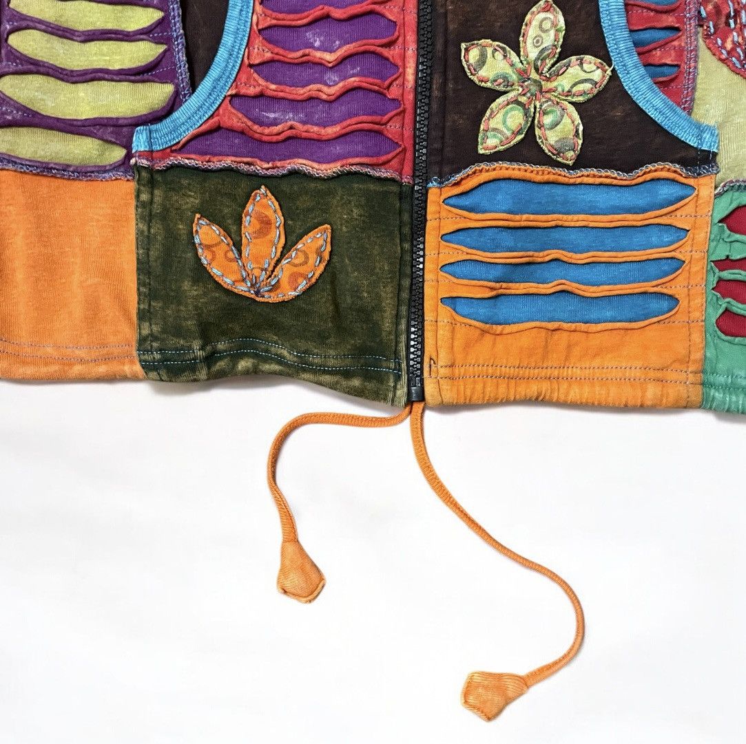 Vintage Avant Garde Y2K Miz Elf Patchwork Zip Hoodie Vintage Size US S / EU 44-46 / 1 - 4 Thumbnail