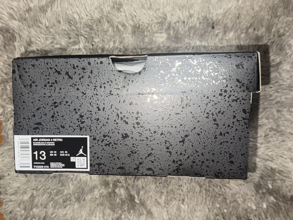 Jordan Brand Jordan 4 black Cats (2025) Size US 13 / EU 46 - 6 Thumbnail
