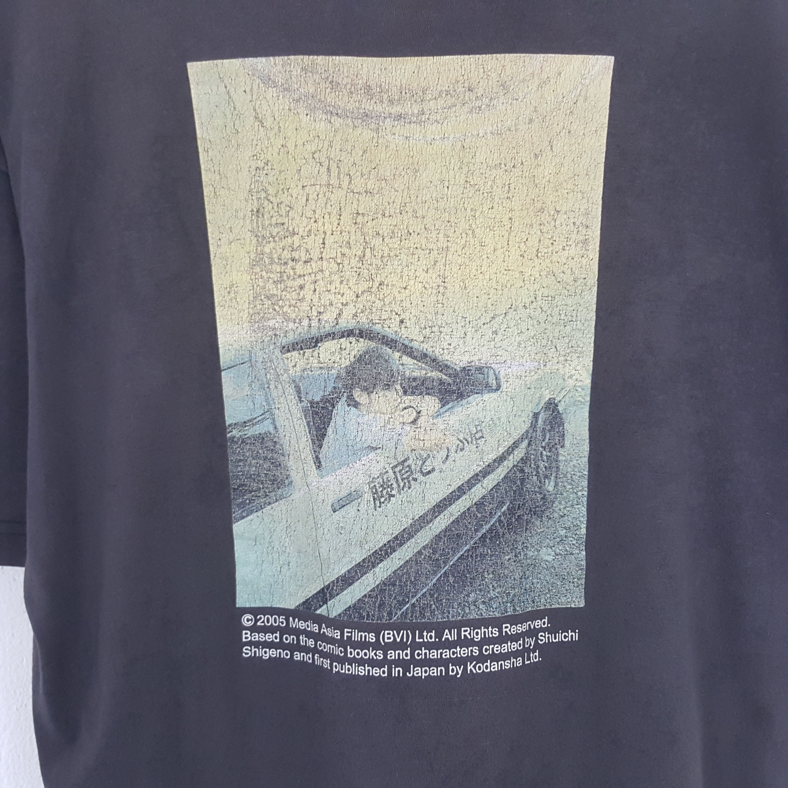 Japanese Brand × Vintage Vintage Initial D Japanese Movie Drift T-shirt Size US L / EU 52-54 / 3 - 2 Thumbnail