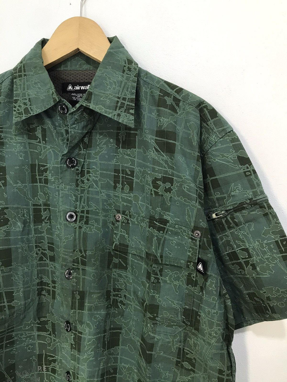 Hysteric Glamour Japanese Airwalk Camo Military poem Shirt Size US M / EU 48-50 / 2 - 3 Thumbnail