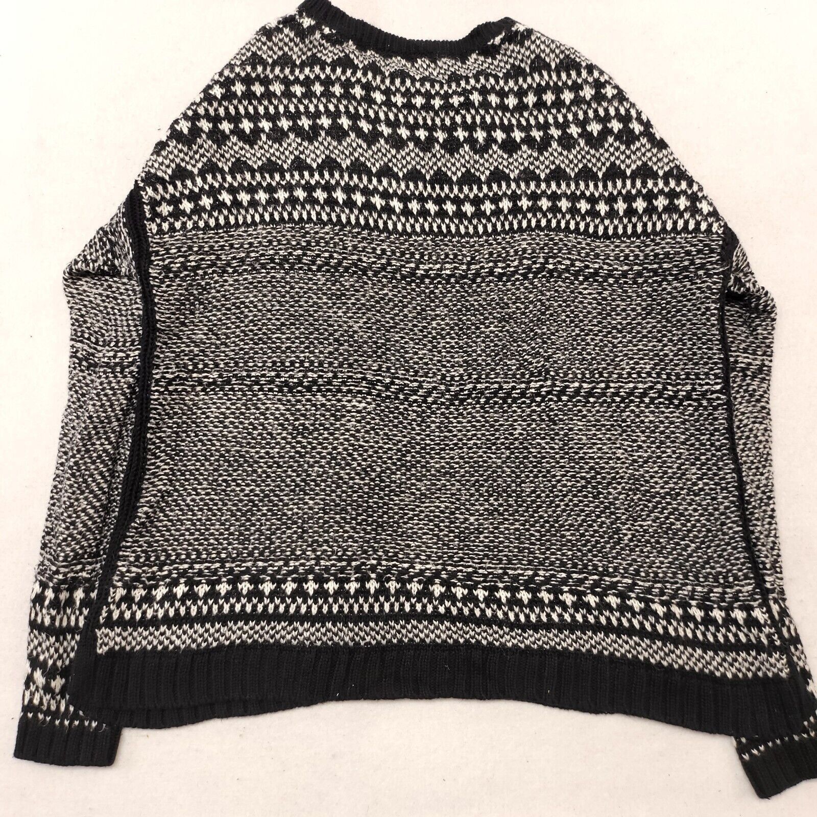 Old Navy Old Navy Pullover Cotton Sweater Womens Size M Black White Size M / US 6-8 / IT 42-44 - 10 Thumbnail