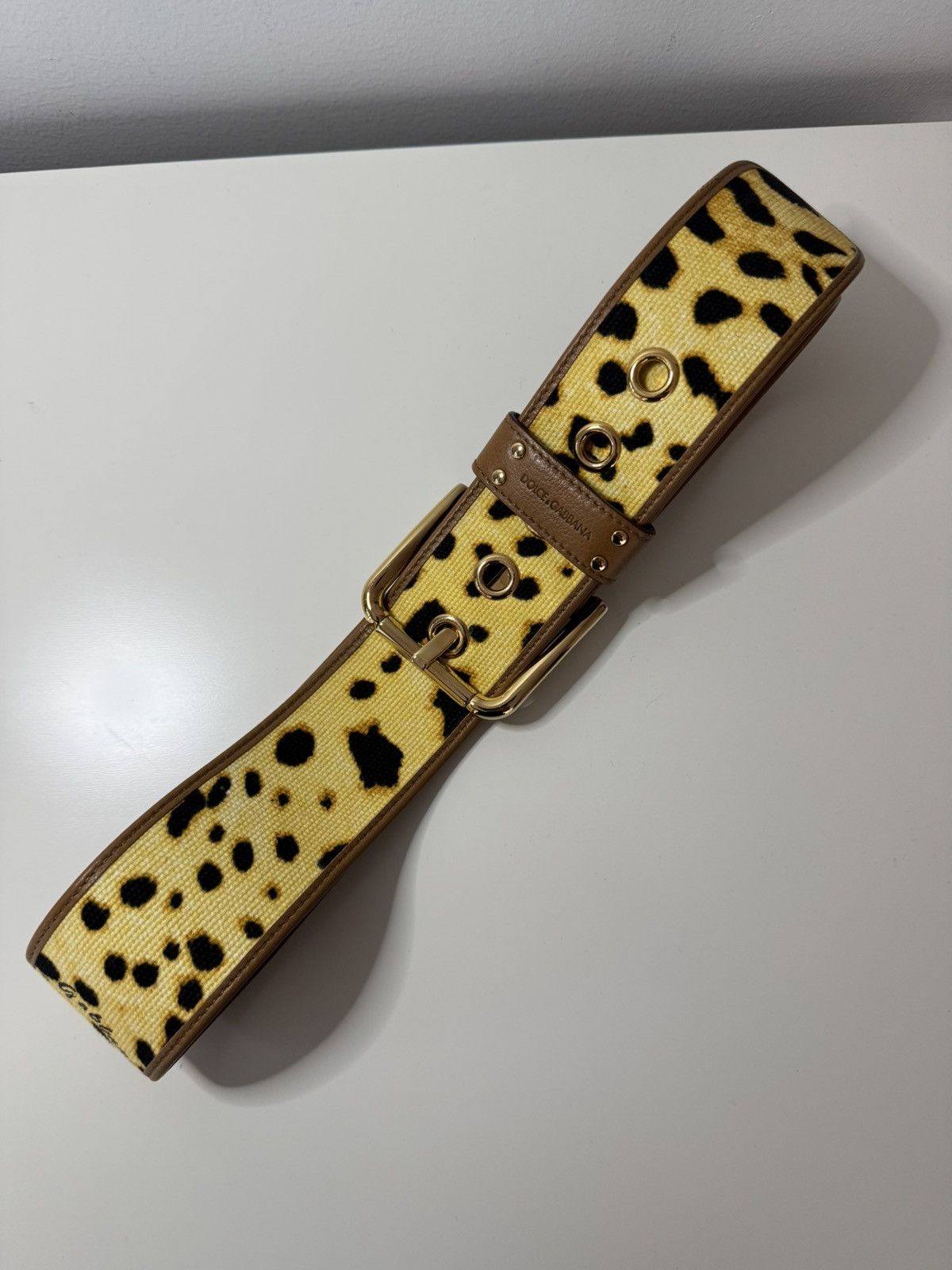 Dolce & Gabbana Dolce&Gabbana New Leopard belt Size ONE SIZE - 1 Thumbnail
