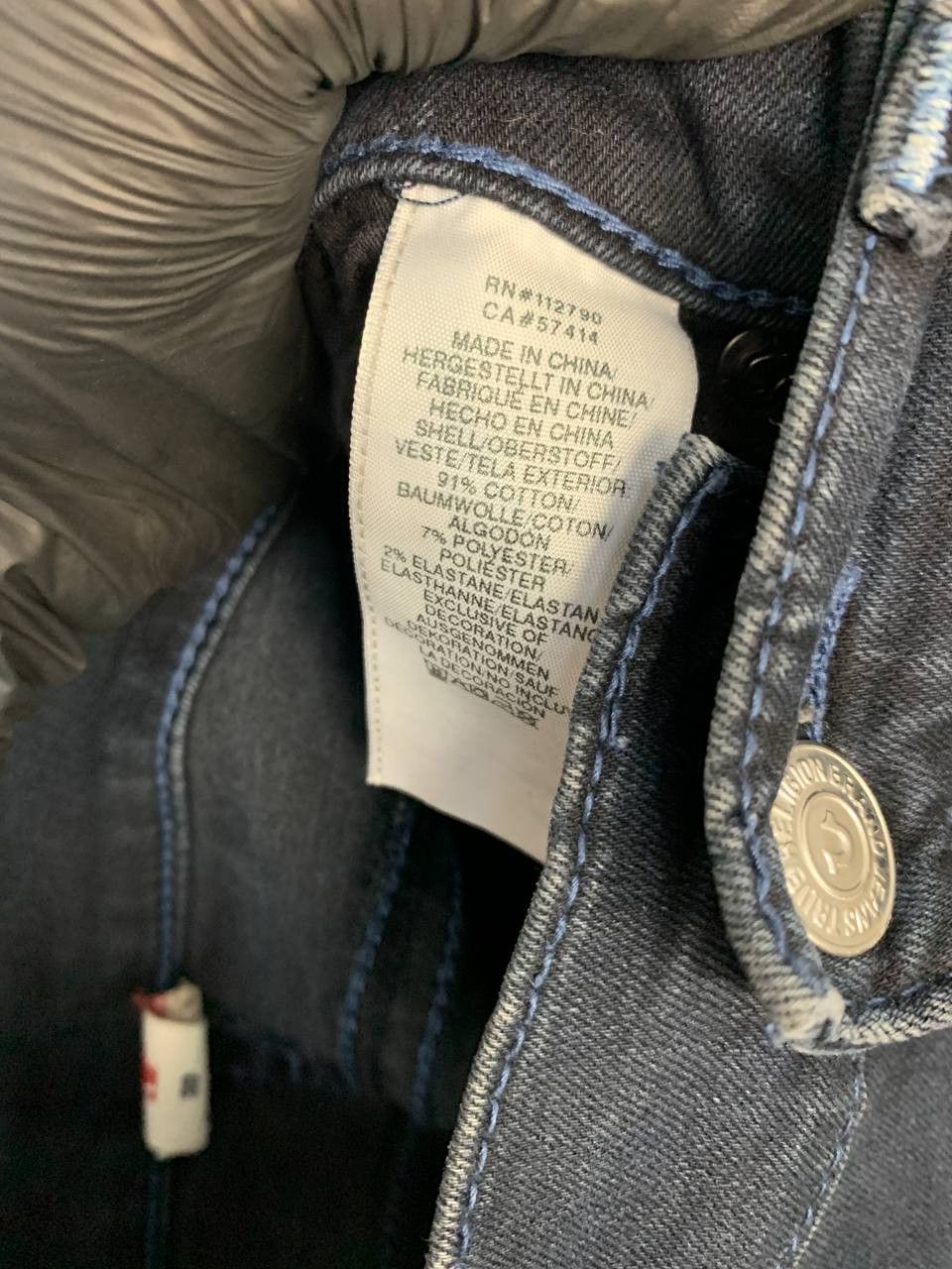 True Religion Geno Flap SN Relaxed Slim Denim Pants Blue