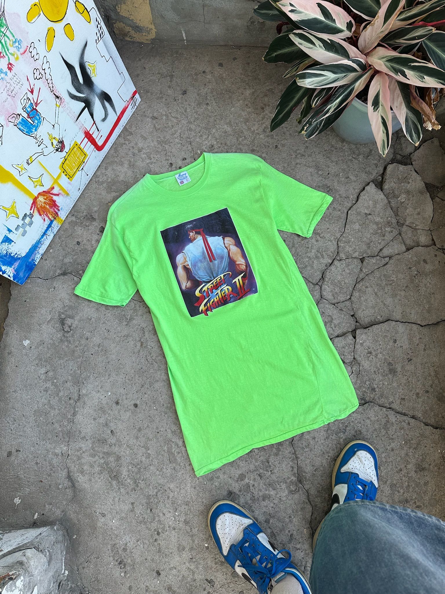 Anime Vintage 1991 Street Fighter 2 Ryu Capcom T-Shirt Size US M / EU 48-50 / 2 - 5 Thumbnail