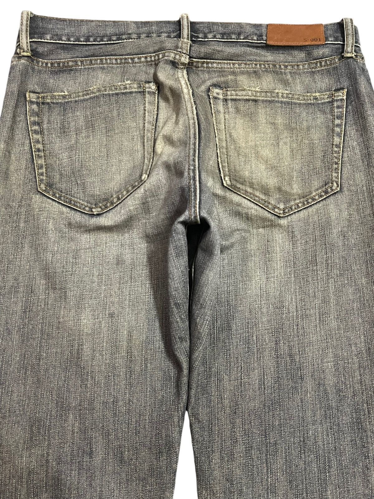 Uniqlo Vintage Japanese Uniqlo Mud Faded Wash Distress Style Jeans Size US 34 / EU 50 - 5 Thumbnail