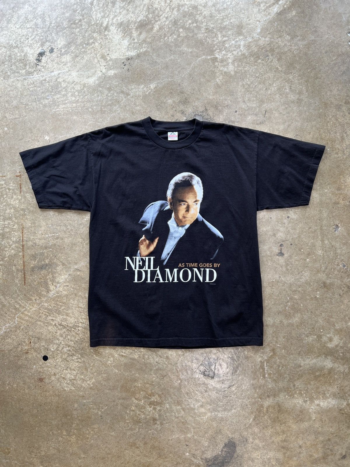 Band Tees Vintage 1998 Neil Diamond As Time Goes By Tour Tee XL Size US XL / EU 56 / 4 - 2 Thumbnail