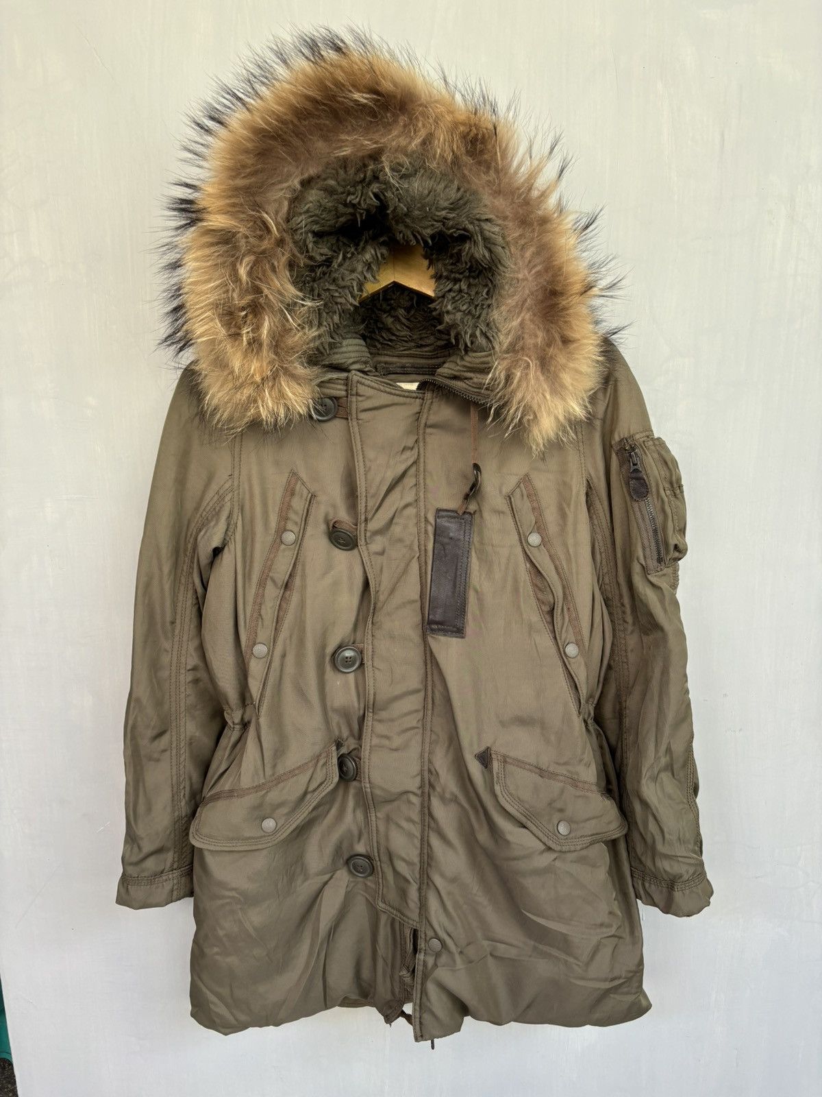 GOA 2000s G.O.A Racoon Fur Parka Jacket | Grailed