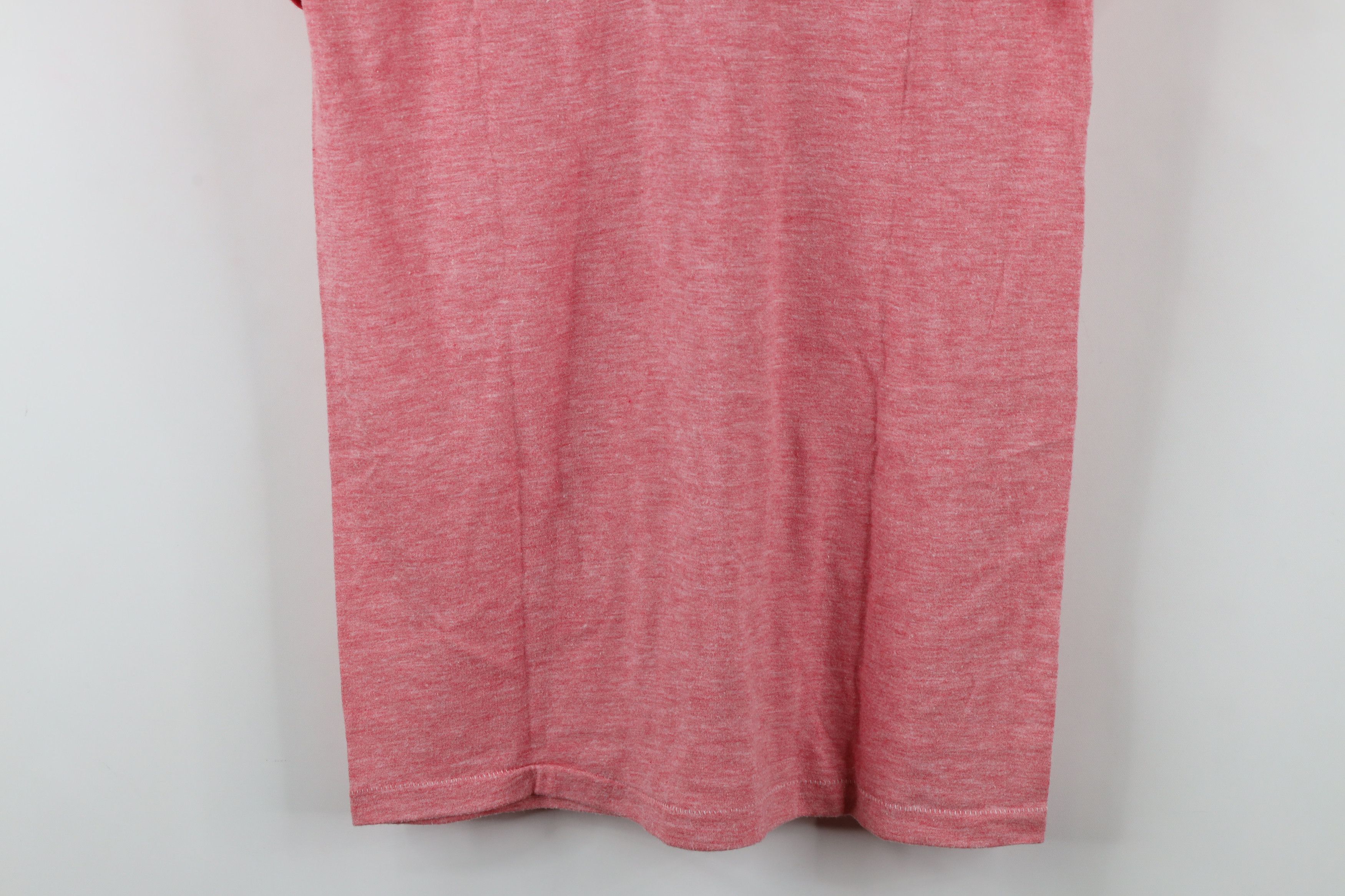 Vintage Vintage 70s 80s 10,000 Meter Run Ringer T-Shirt Red USA Size US L / EU 52-54 / 3 - 12 Thumbnail