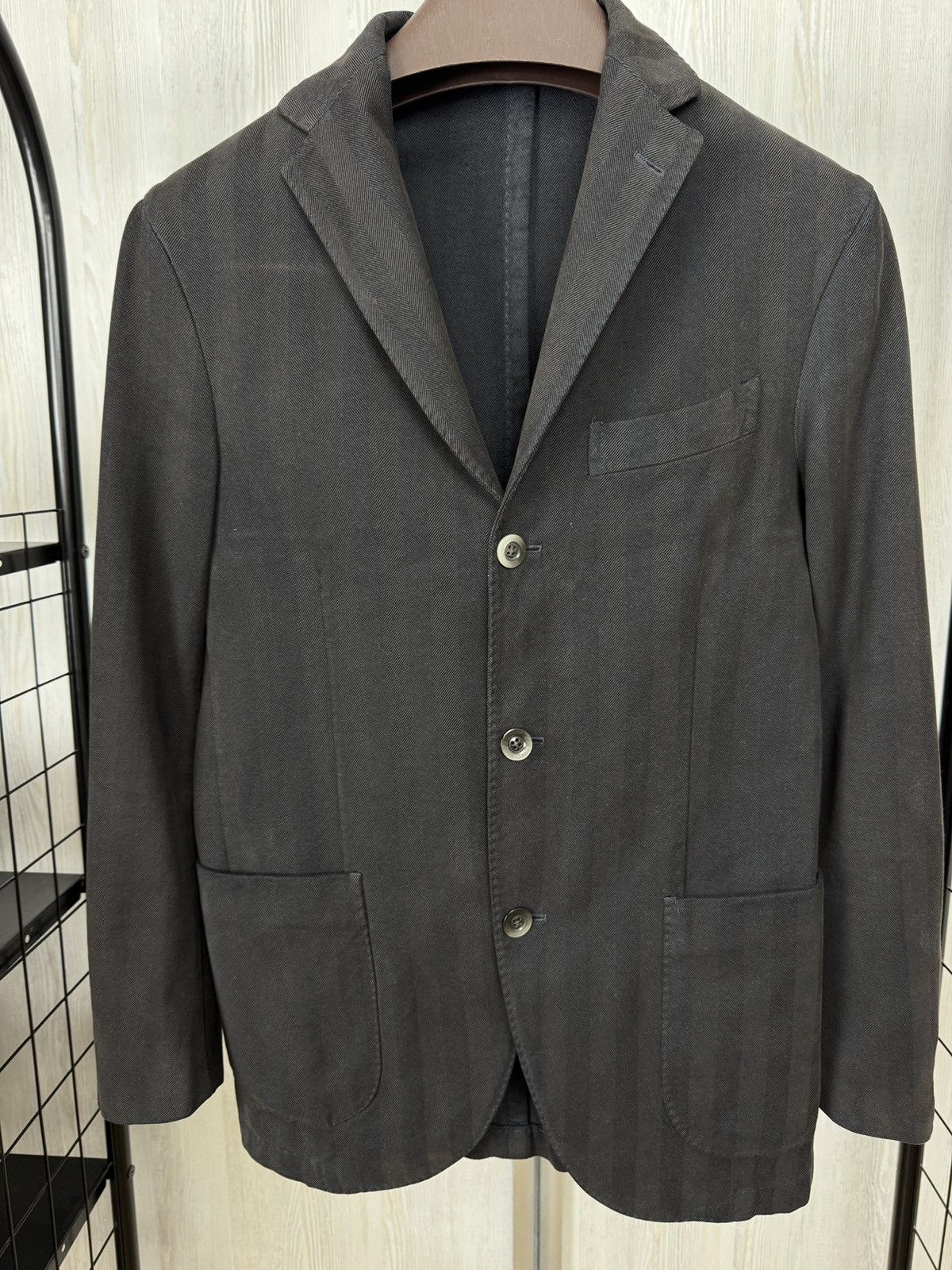 Boglioli Boglioli Coat cotton herringbone 3 button blazer Size 34R - 7 Thumbnail