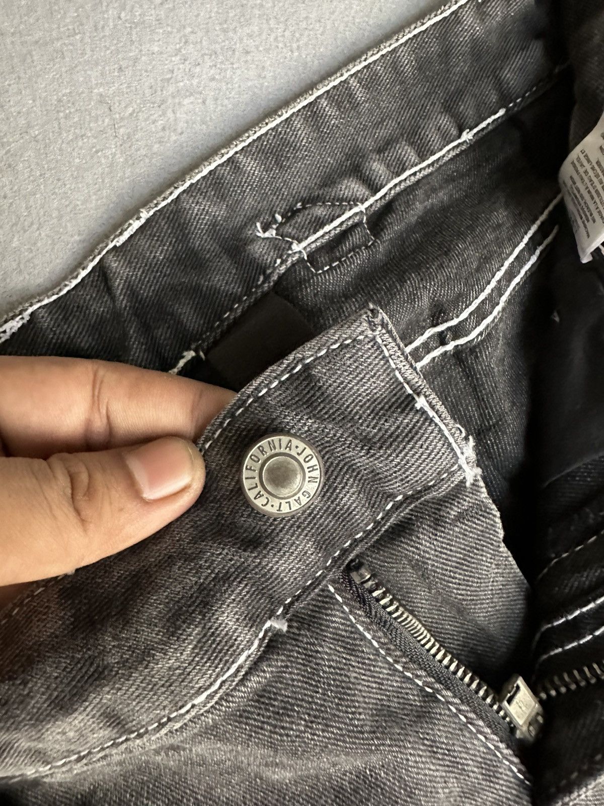 Japanese Brand FLARE John Galt Low Rise Denim Size US 30 / EU 46 - 15 Thumbnail