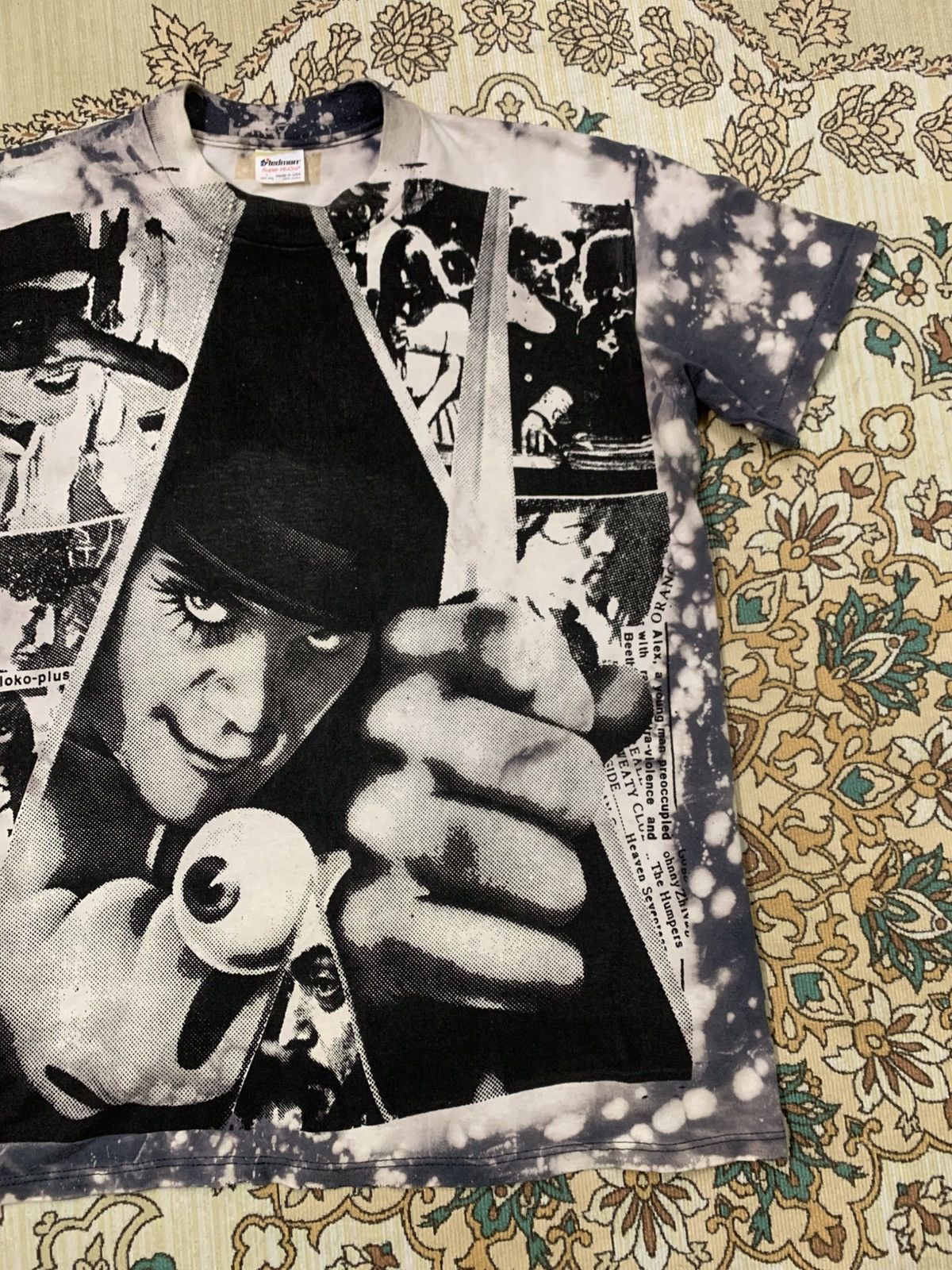 Vintage Vintage RARE 80s Mosquito Head Clockwork Orange Size US L / EU 52-54 / 3 - 4 Thumbnail