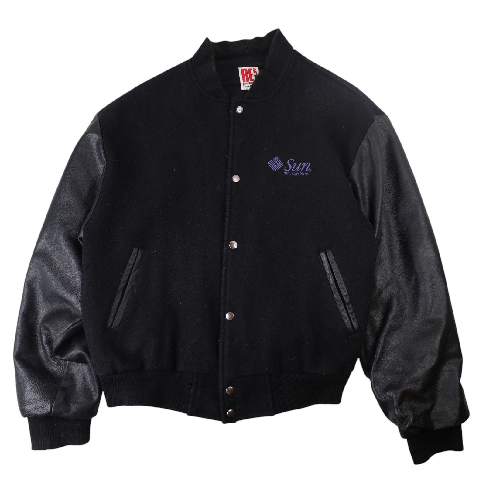 Vintage Vintage Sun Mircosystems Java Embroidered Letterman Jacket Size US M / EU 48-50 / 2 - 1 Thumbnail