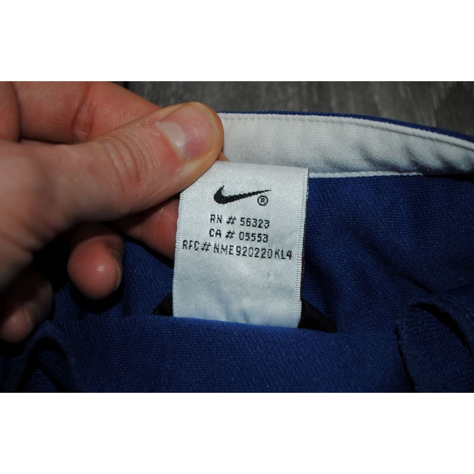 Nike NIKE TRACK JACKET TOP BIG LOGO FULL ZIP RETRO VINTAGE 90'S BLACK BLUE MENS XL Size US XL / EU 56 / 4 - 6 Thumbnail