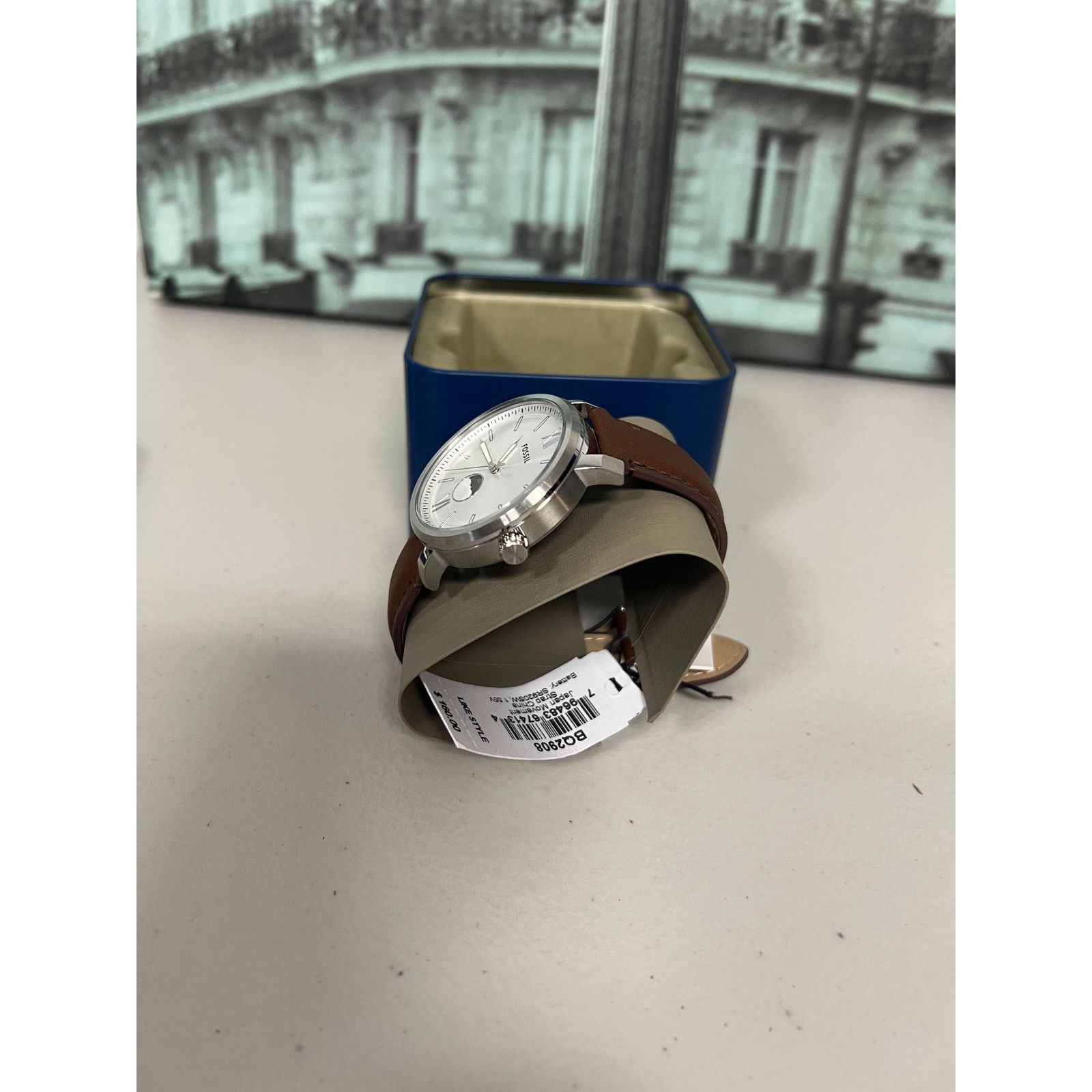 Fossil Fossil BQ2908 Rhett Multifunction Brown Leather Watch Size ONE SIZE - 5 Thumbnail