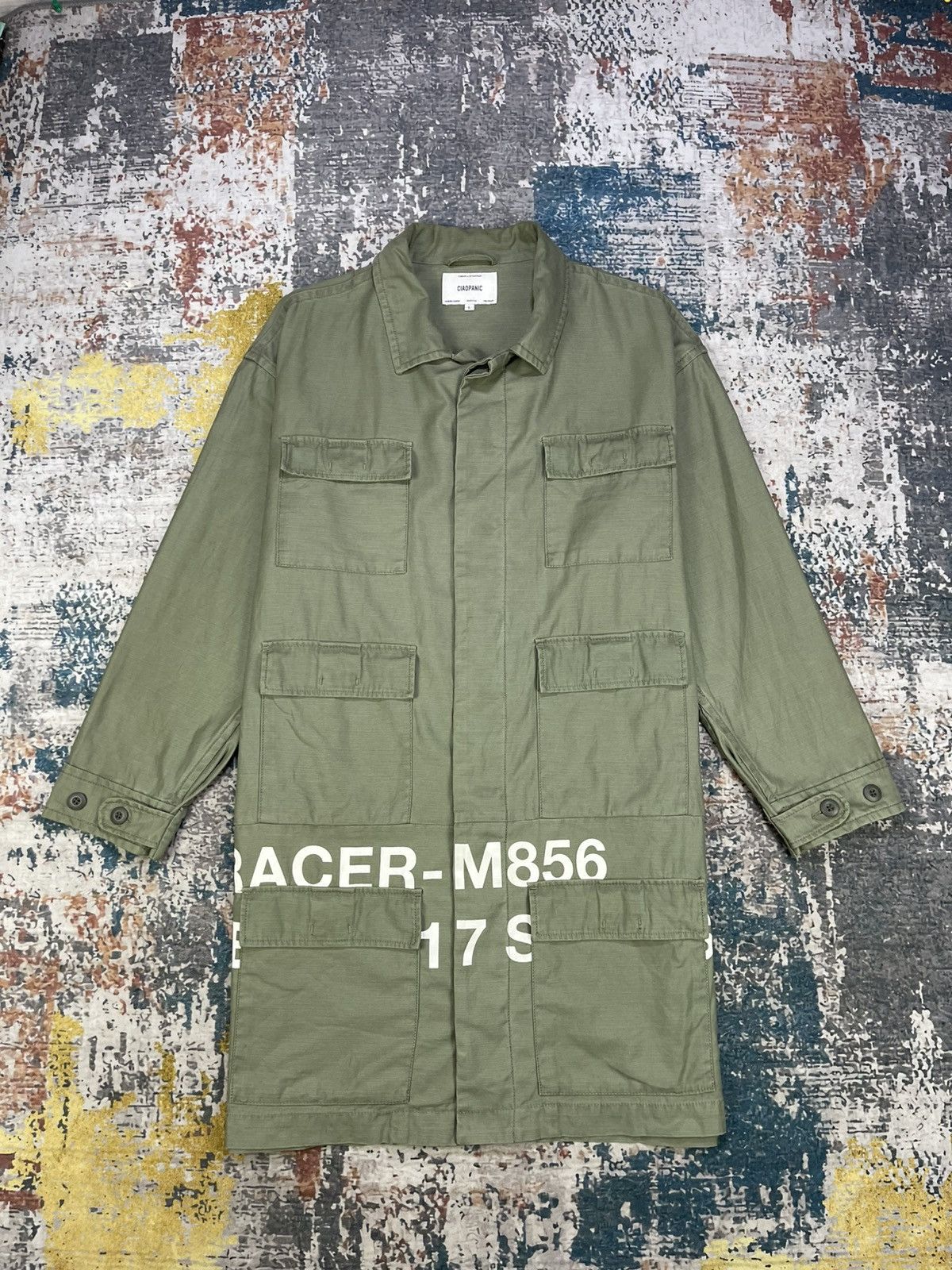 Ciaopanic Ciaopanic Stencil Military Multi Pocket Field Jacket Size US L / EU 52-54 / 3 - 2 Thumbnail