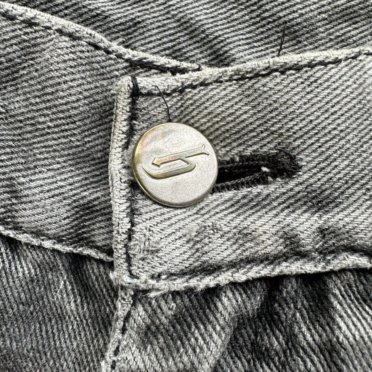 Japanese Brand × Jean × Vintage Vintage Ojhonoa Faded Black Distressed Denim Jean Pant W33 Size US 33 - 4 Thumbnail