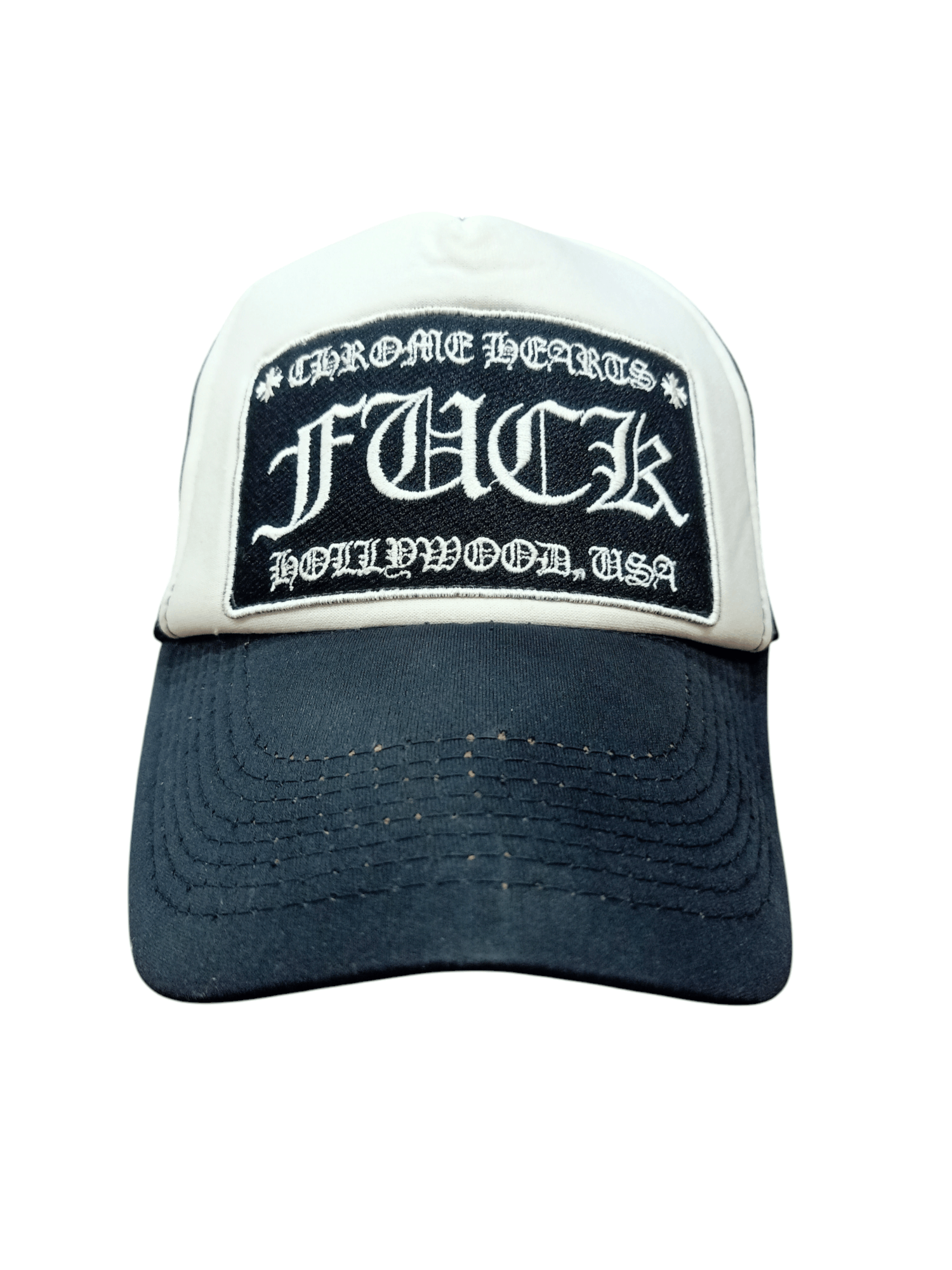 Chrome Hearts × Otto × Vintage Chrome Hearts F*ck Hollywood Trucker Hats Size ONE SIZE - 2 Thumbnail