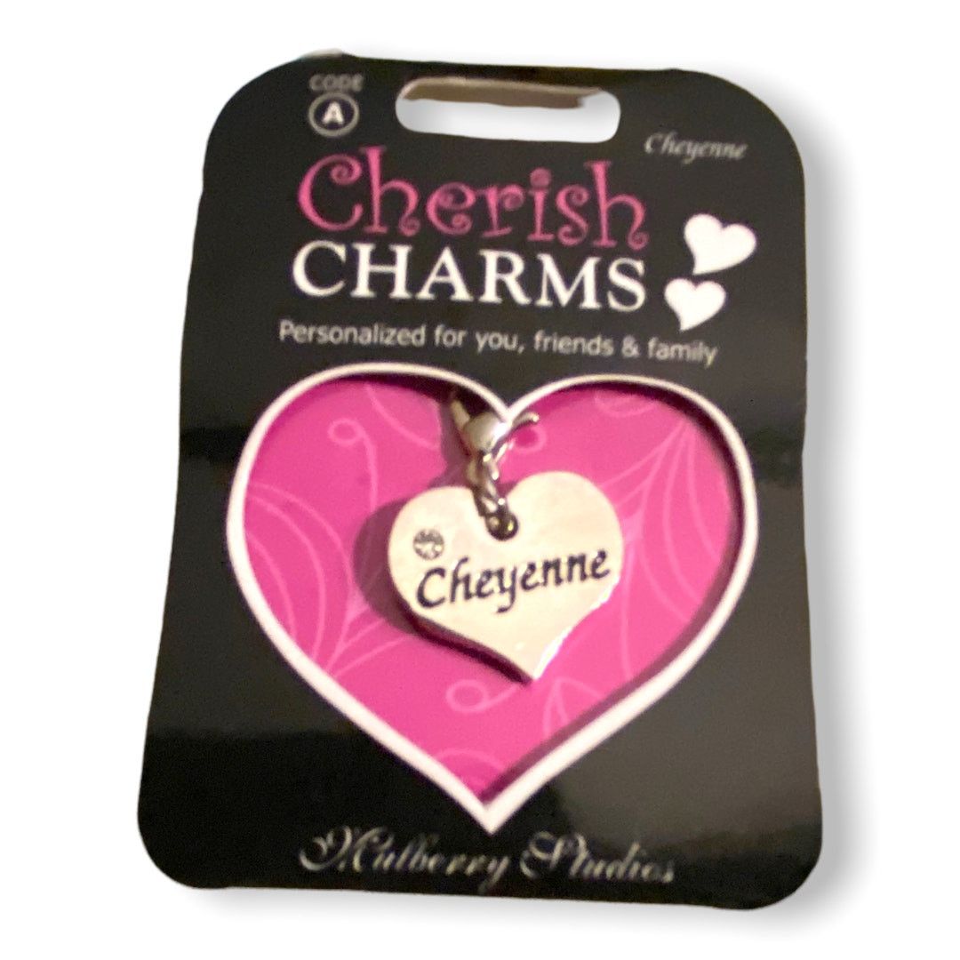 Other Cherish Charms CHEYENNE Name Bracelet Charm NEW Silvertone Size ONE SIZE - 1 Thumbnail