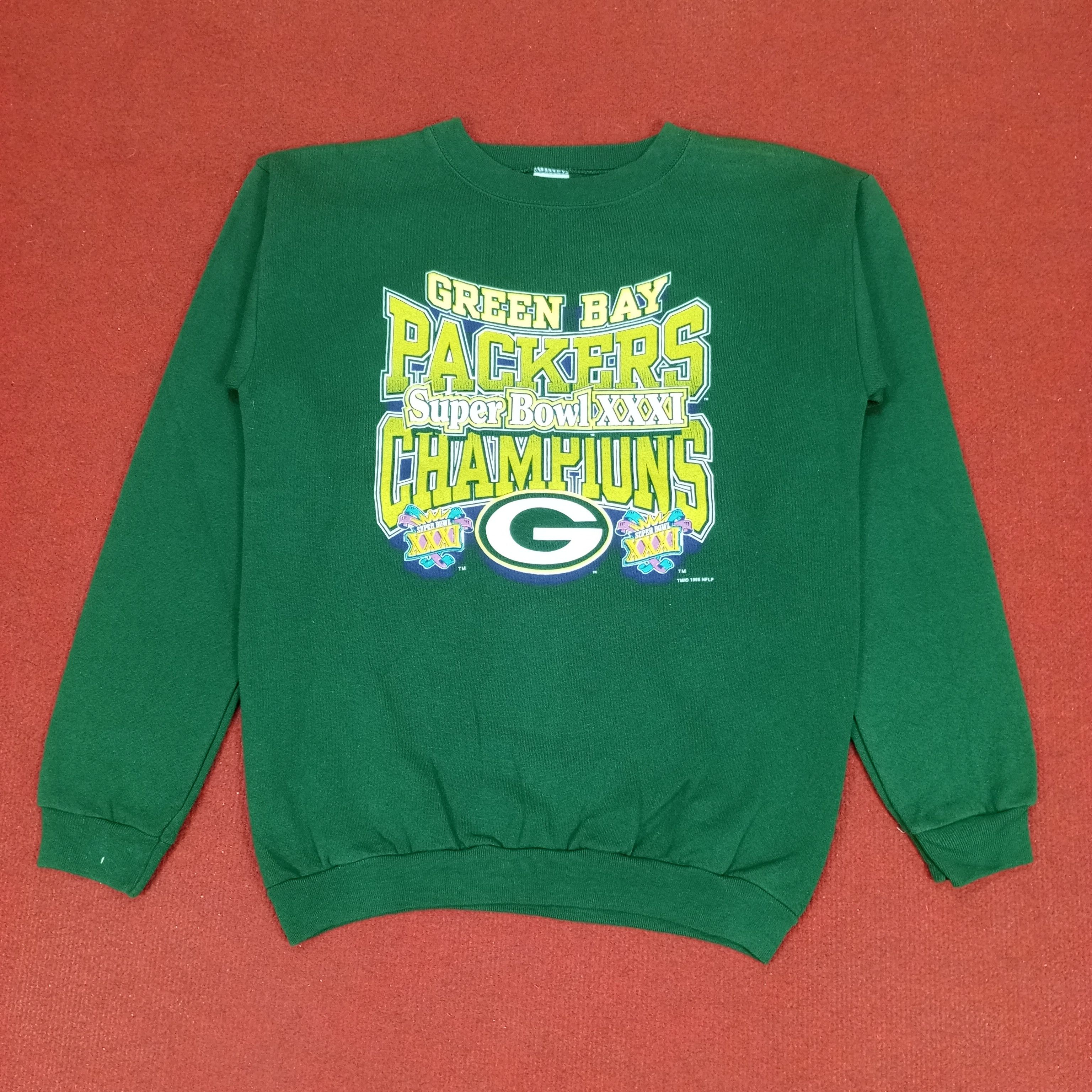 Green Bay Packer Champions Super Bowl XXXI NFL Sweatshirt