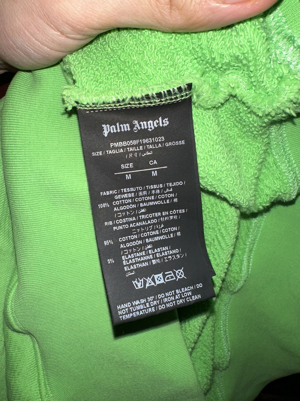 Palm Angels Palm Angels Green Angel Hoodie Designer Streetwear Grail Size US L / EU 52-54 / 3 - 7 Thumbnail