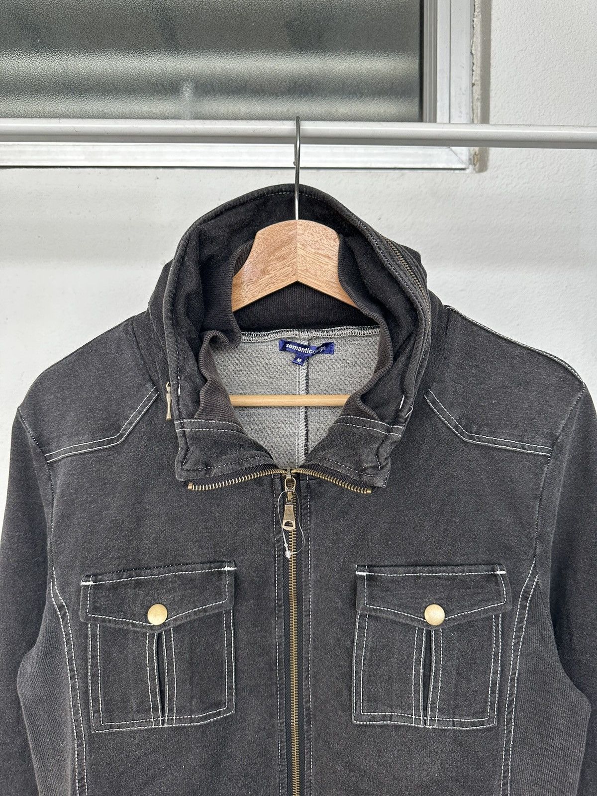 Early 00's Semanticdesign bono zipper jacket