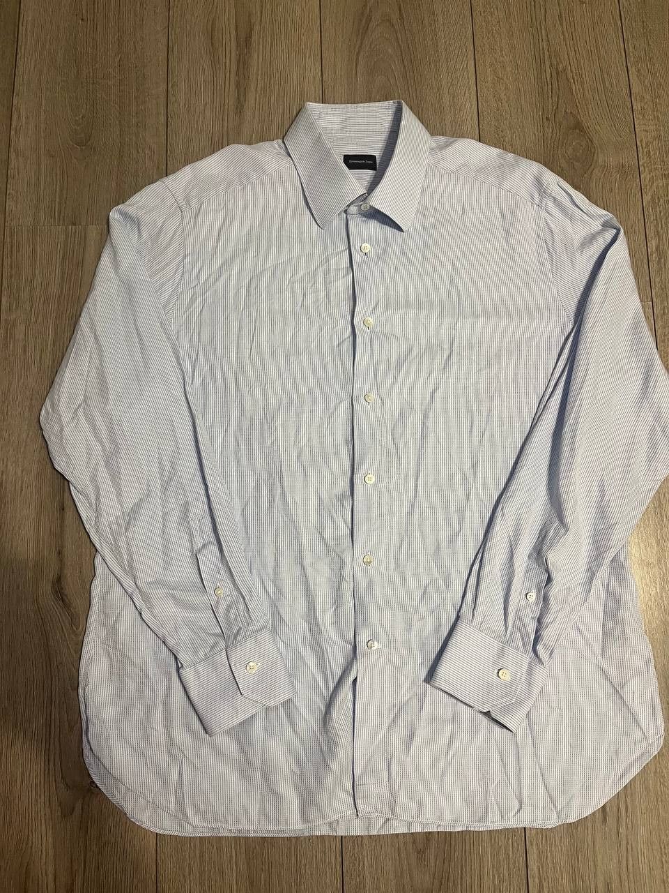 Ermenegildo Zegna Ermenegildo Zegna Shirt Men's 2XL 17.5 Size US XL / EU 56 / 4 - 2 Thumbnail