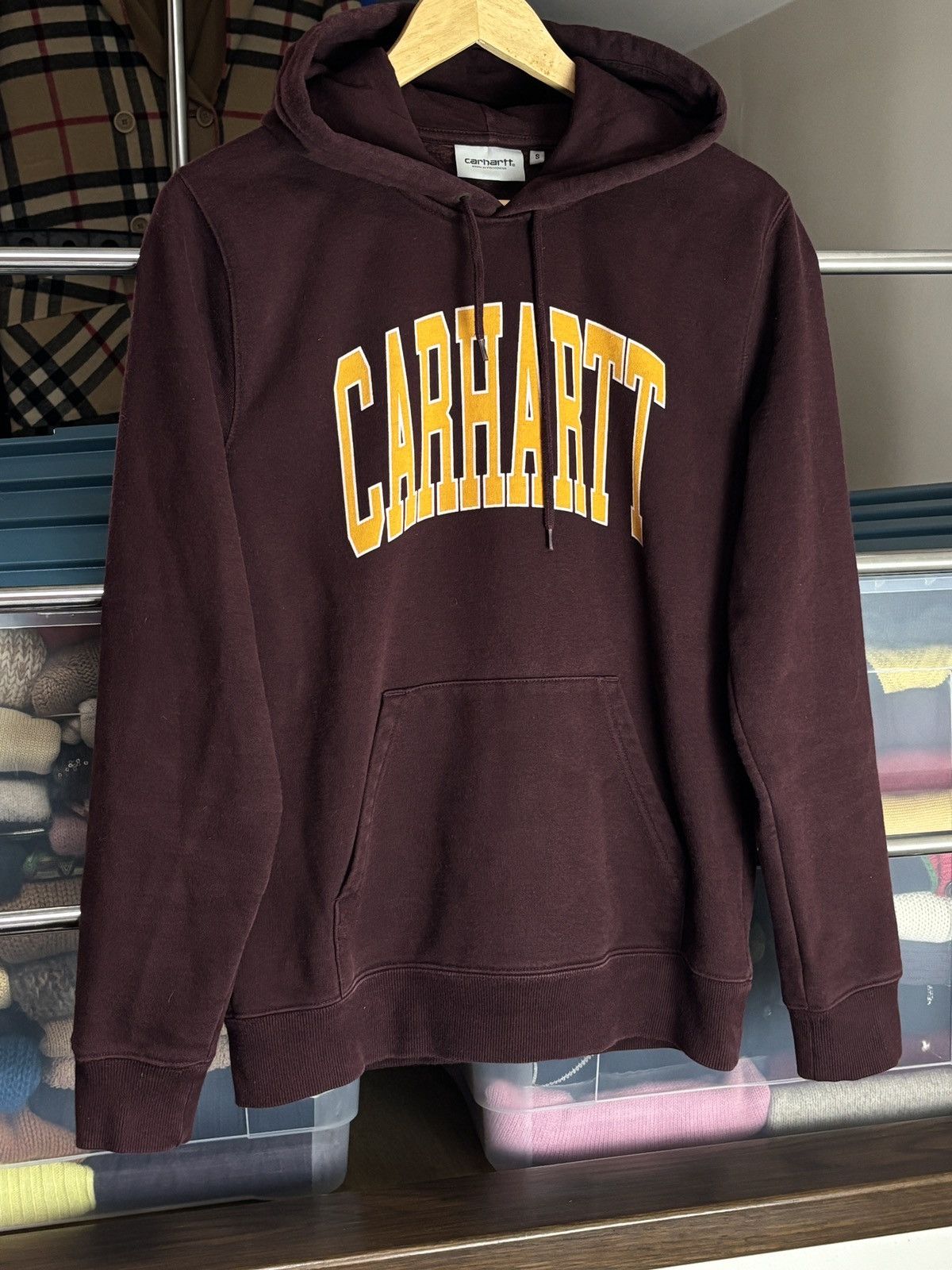 Carhartt × Carhartt Wip Carhartt College Hoodie Big Logo Hooded Sweat Size US S / EU 44-46 / 1 - 2 Thumbnail