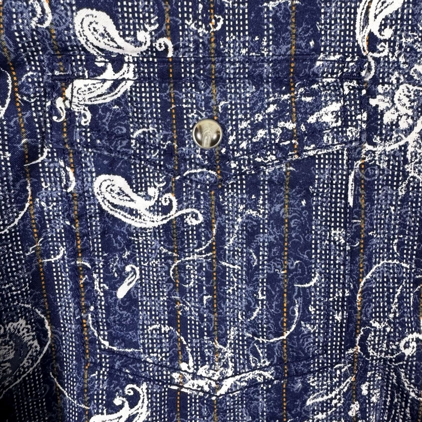 Wrangler VINTAGE Wrangler Retro Premium Shirt Mens M Pearl Snap All Over Print Paisley Western Size US M / EU 48-50 / 2 - 3 Thumbnail