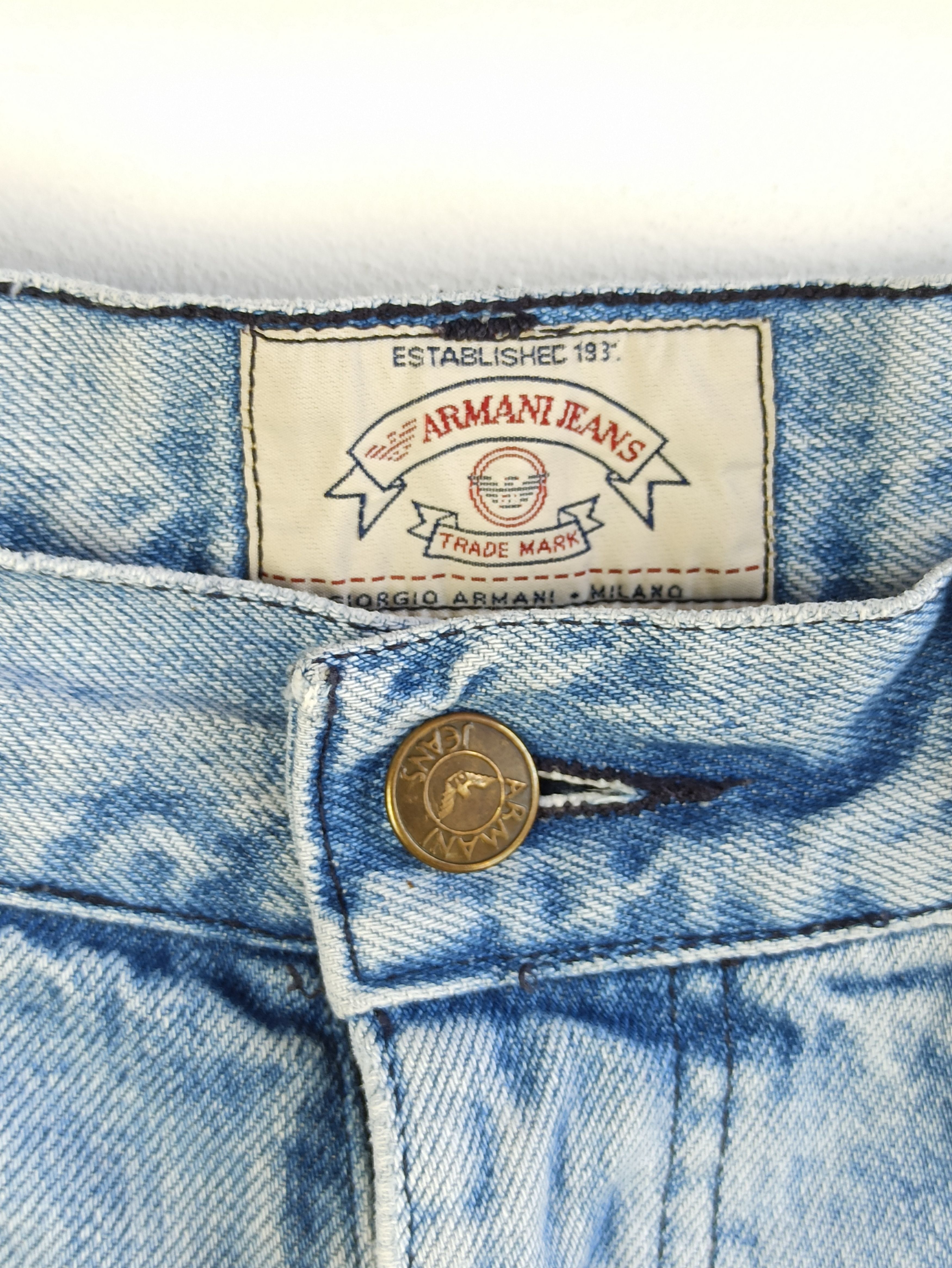 Giorgio Armani Giorgio Armani Vintage Jeans Size US 33 - 5 Thumbnail