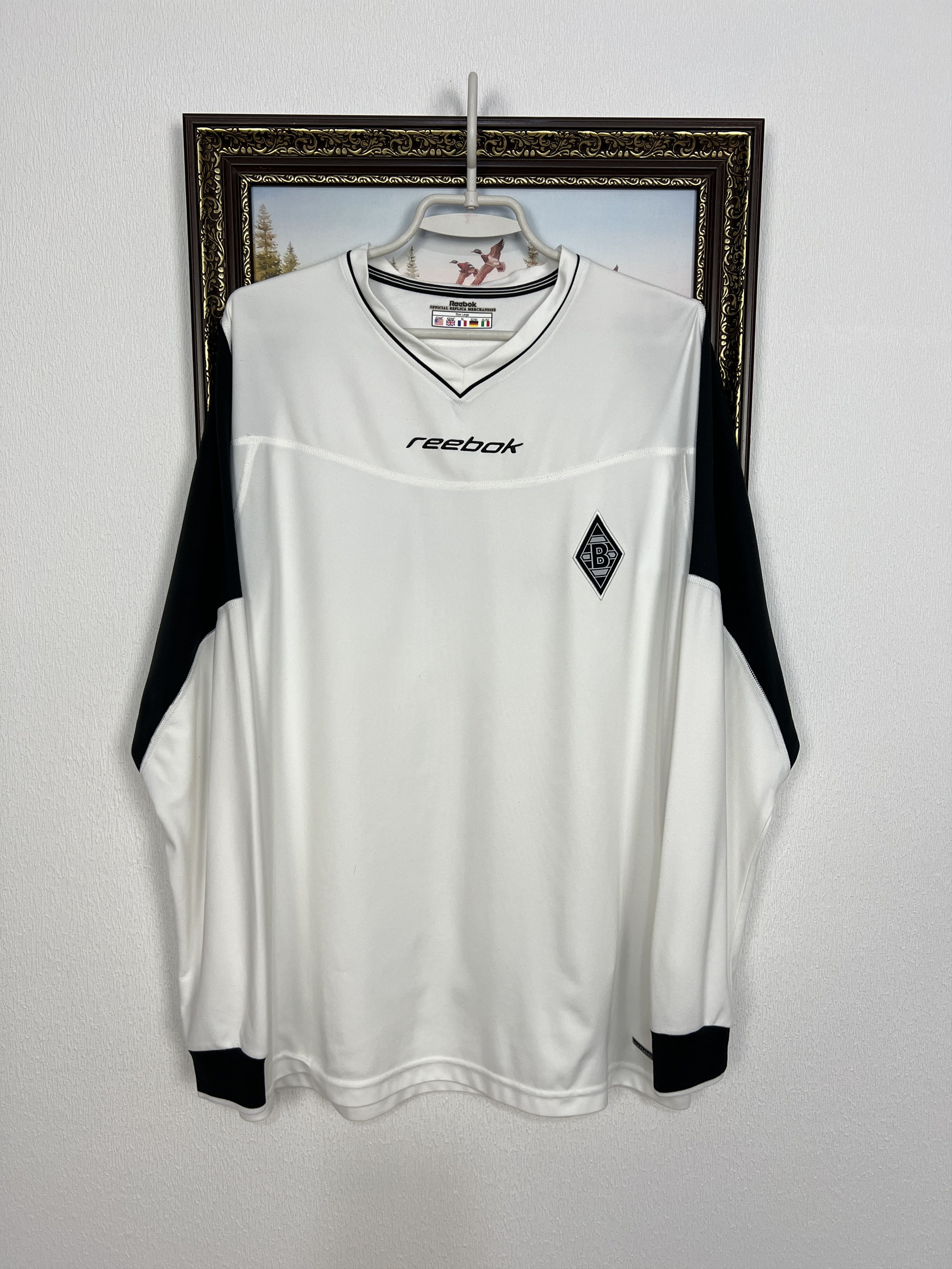 Reebok Borussia Monchengladbach football shirt Long Sleeve Jersey Size US XL / EU 56 / 4 - 1 Thumbnail