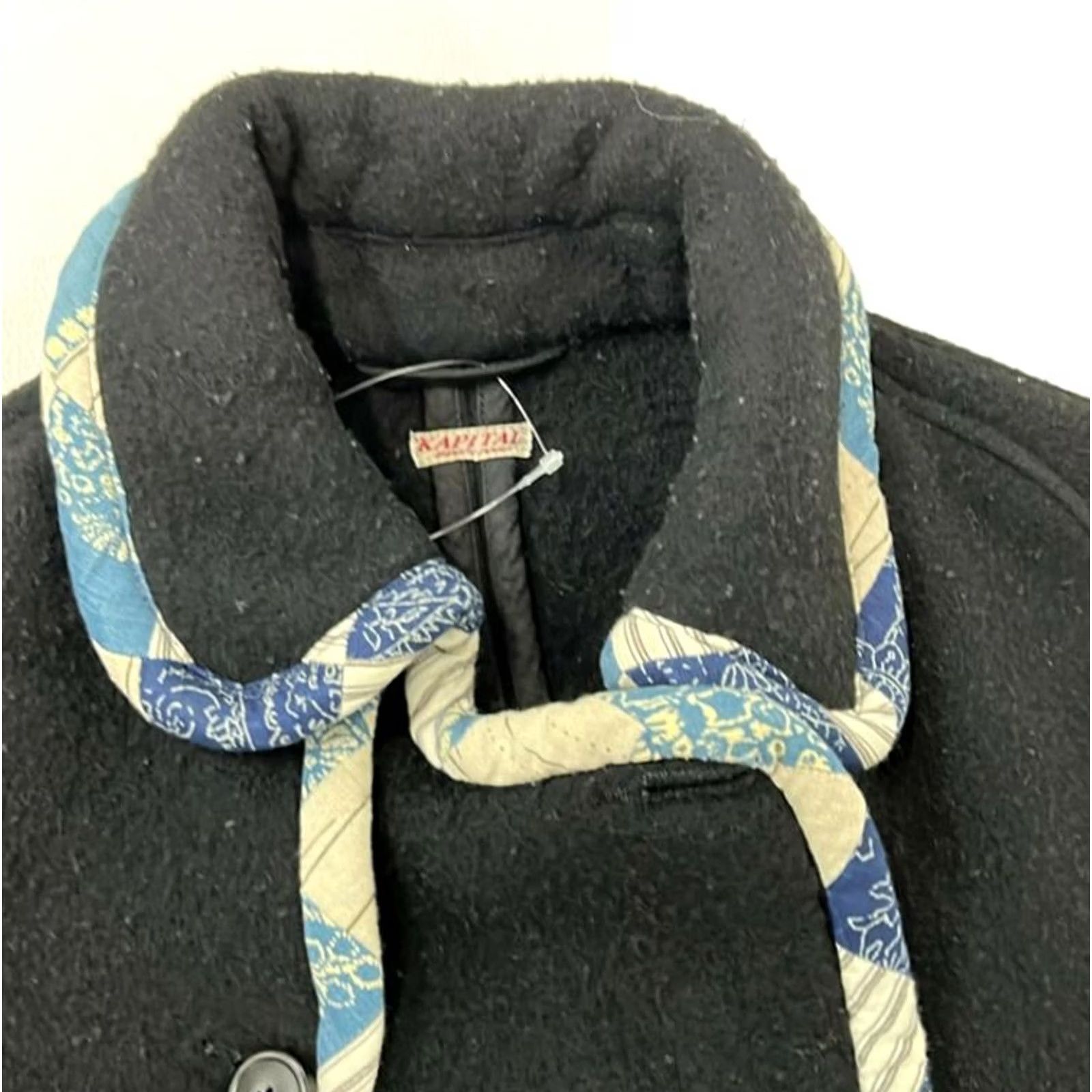 Kapital KAPITAL Coat Long Sleeve Winter Black Belted Size 4 Regular Mens Wool Overcoat Fashion Used Size US S / EU 44-46 / 1 - 6 Thumbnail