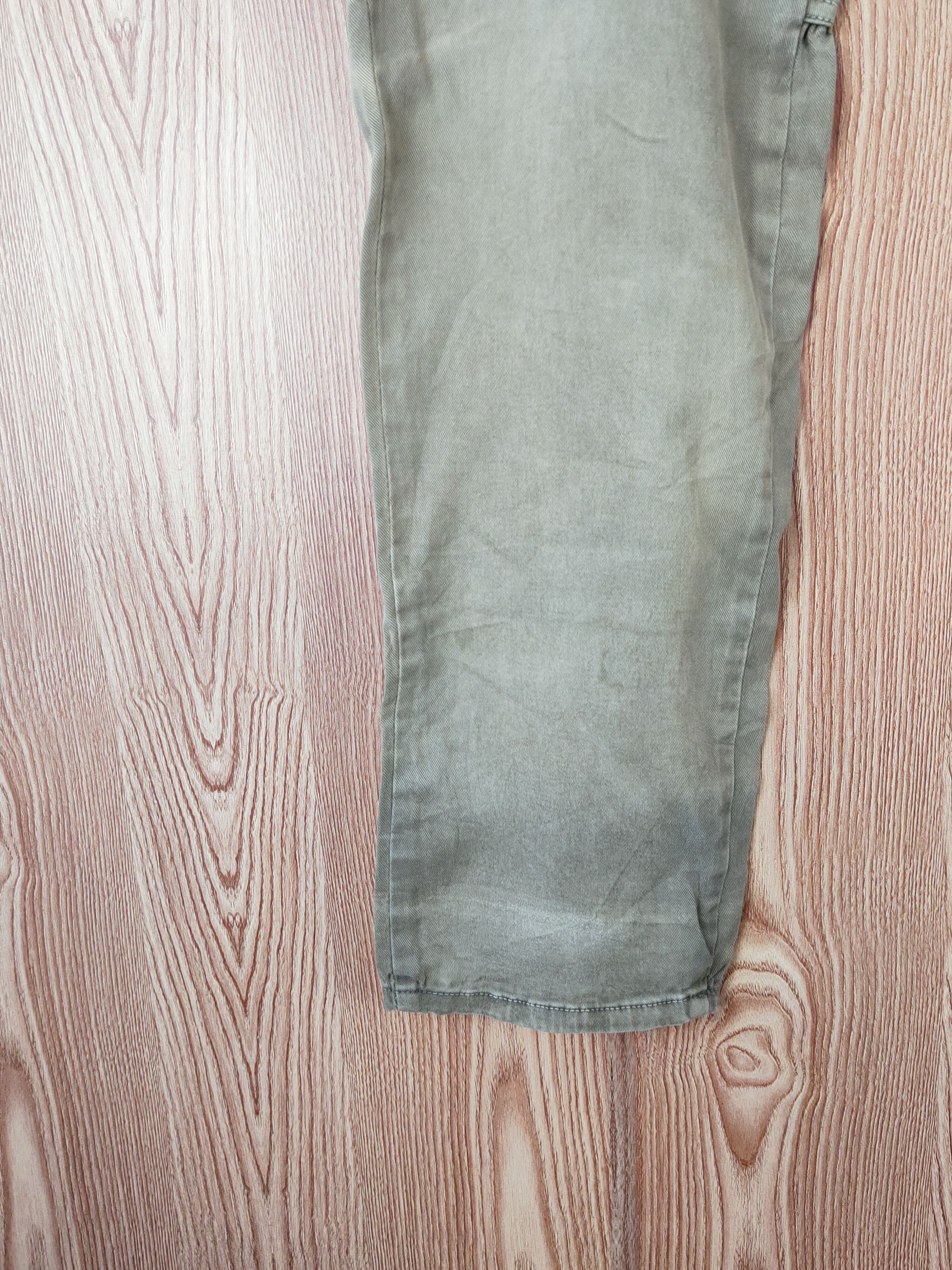 Japanese Brand Leavs Strawberry Green Faded Multipocket Cargo Pants #W438 Size US 33 - 4 Thumbnail