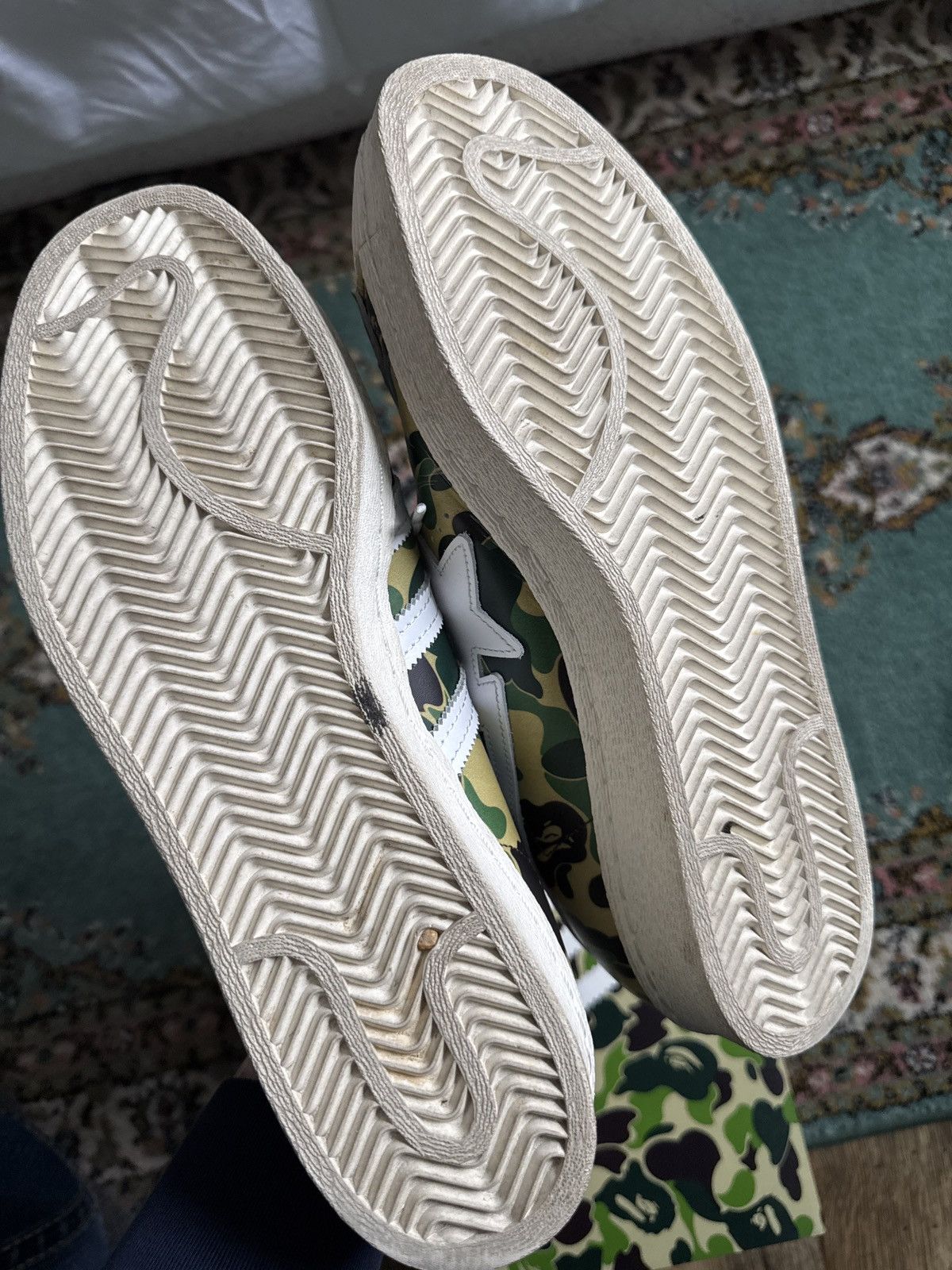 Adidas Adidas Superstar BAPE ABC Camo Size US 10 / EU 43 - 4 Thumbnail