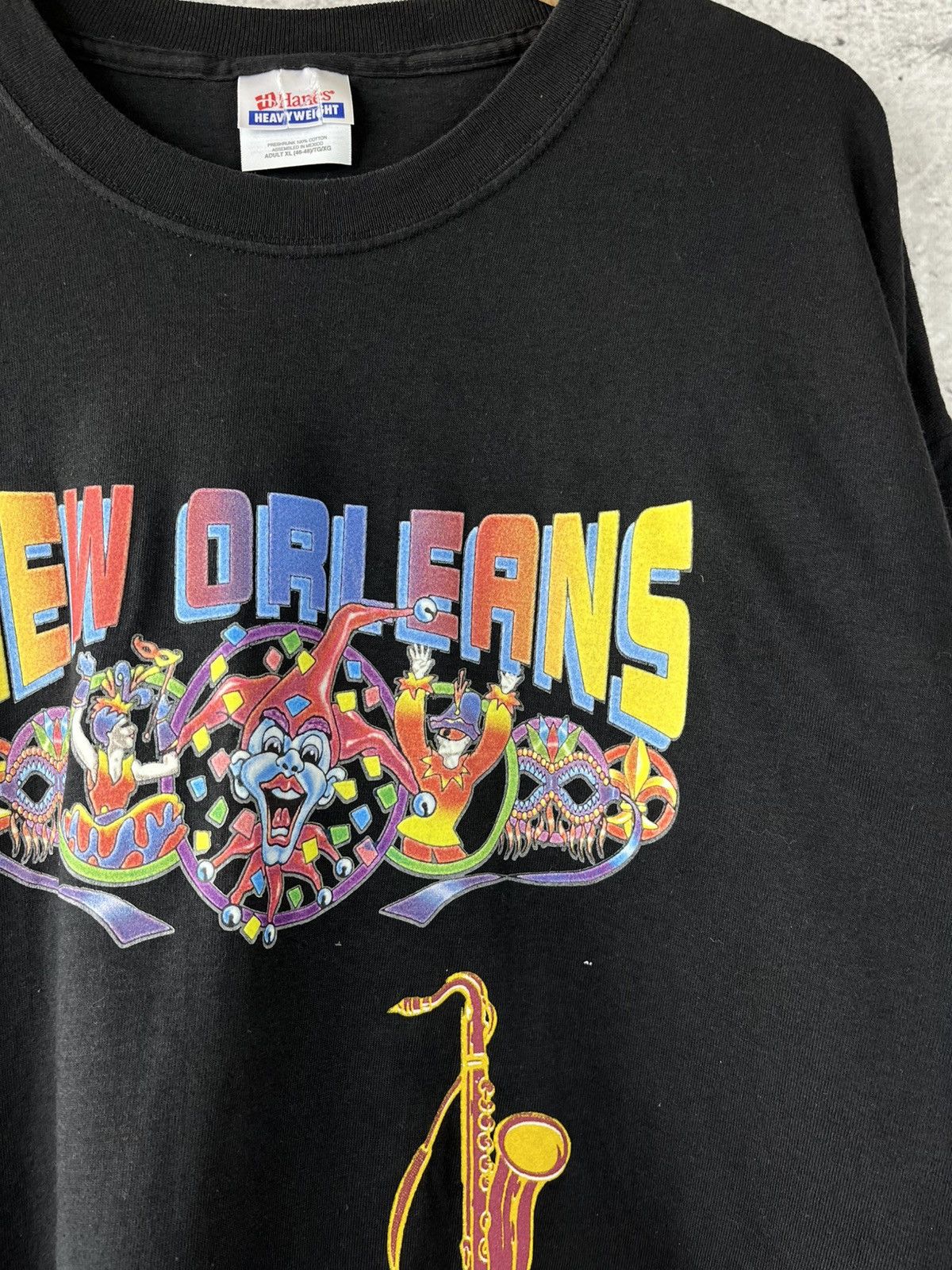 Hanes × Vintage New Orleans - Hanes 90s t-shirt vintage tee XL (K) Size US XL / EU 56 / 4 - 3 Thumbnail