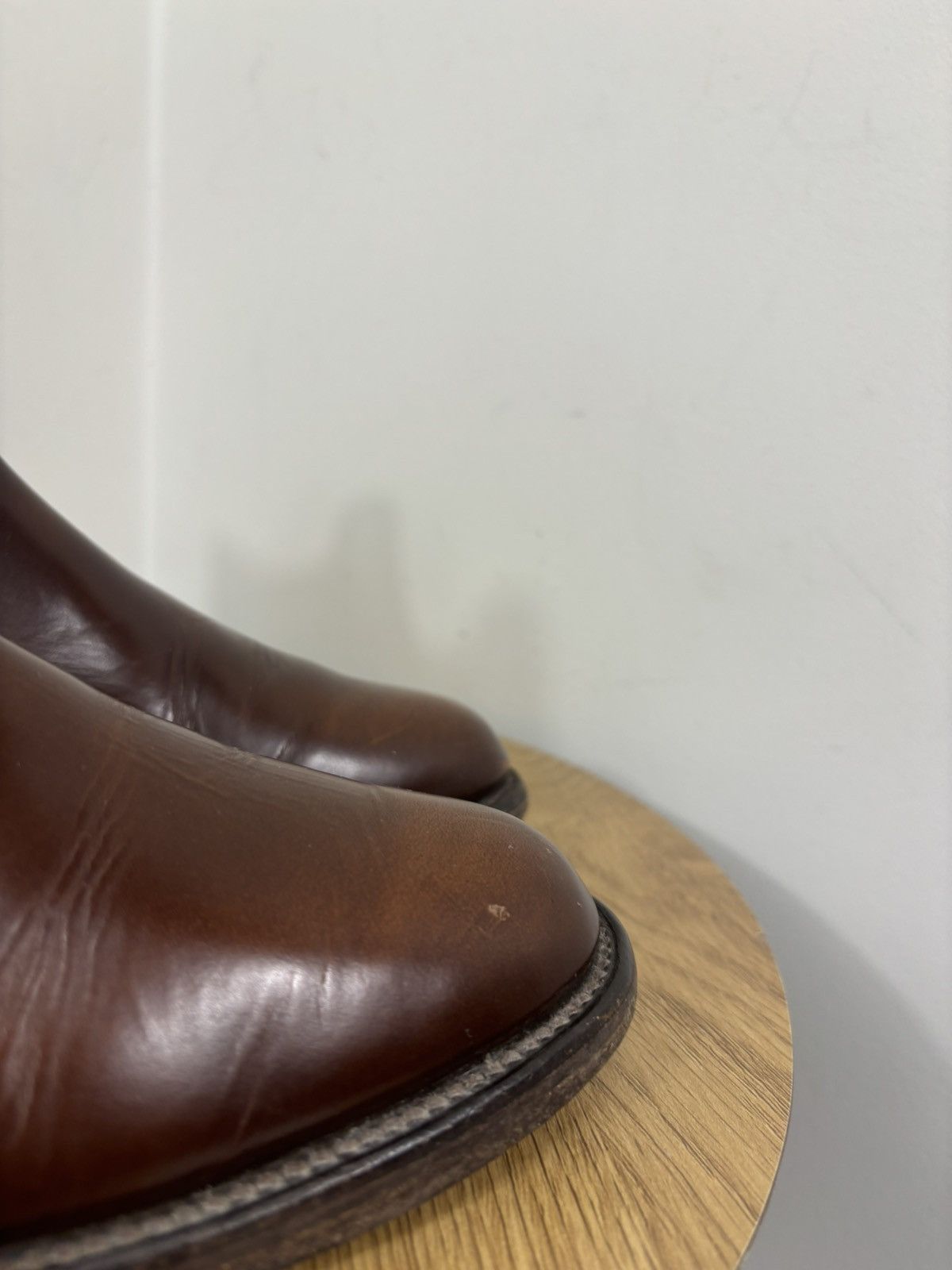 Loake Loake 1880 Shoemaker Men’s Brown Leather Chelsea Boots Size US 7.5 / EU 40-41 - 4 Thumbnail