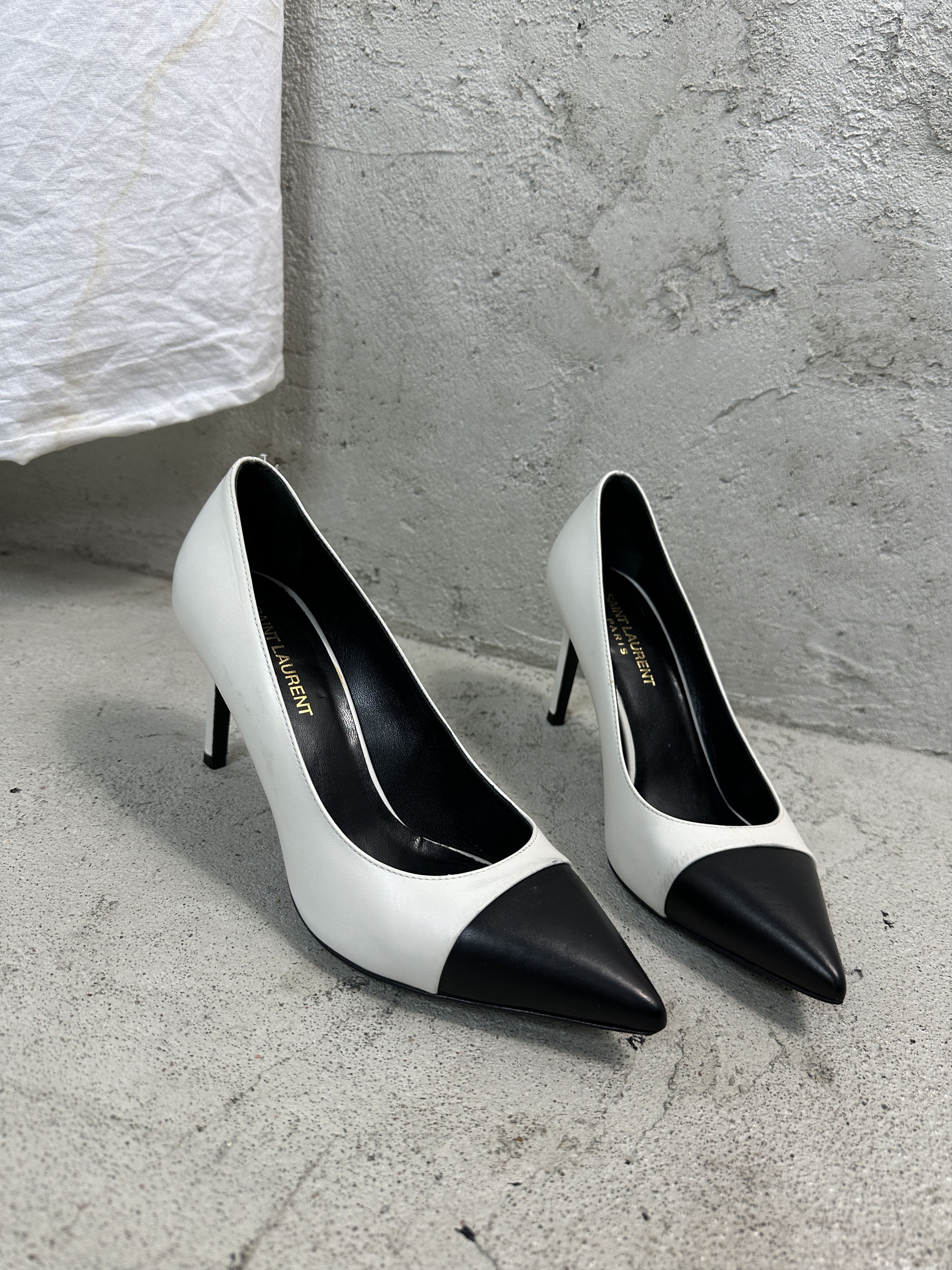 パンプス Saint Laurent Black Leather Loulou Pumps Saint Laurent Paris Black Leather Loulou Pumps | Grailed