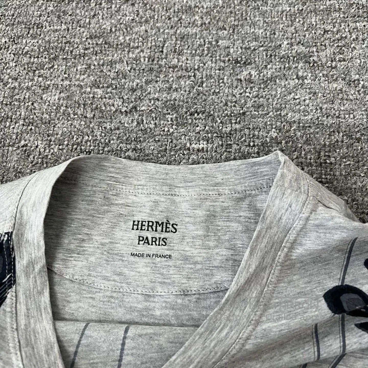 Hermes Hermes Gray Toucan Print T. Size S / US 4 / IT 40 - 3 Thumbnail