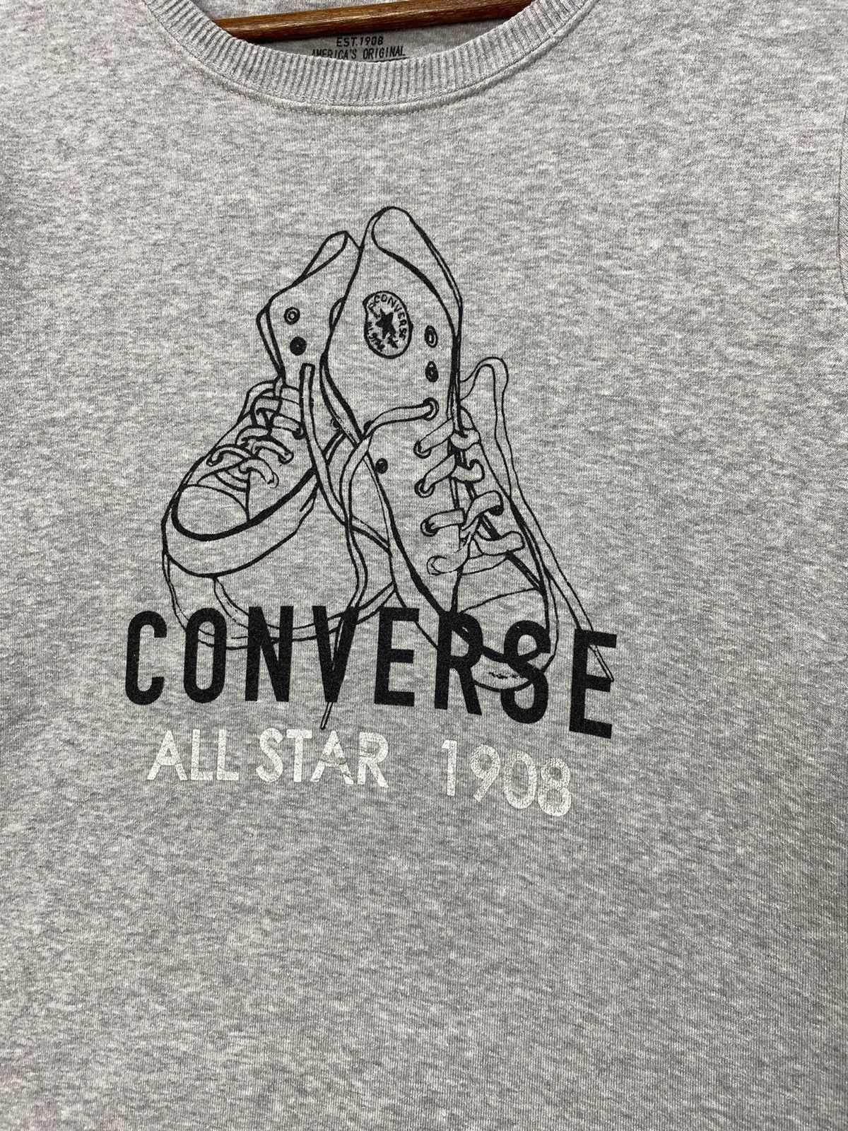 Converse Converse All Star Sweatshirt Spellout Big Logo Size L Size US L / EU 52-54 / 3 - 6 Thumbnail