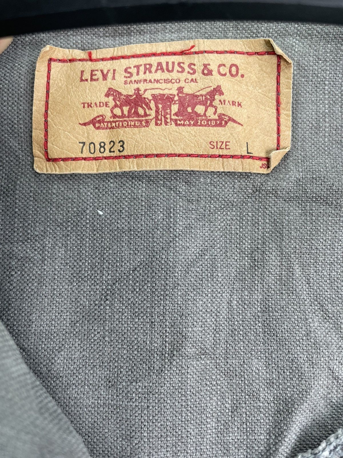 Levi's × Vintage Rare Levis workwear chore jacket button up Size US L / EU 52-54 / 3 - 7 Thumbnail