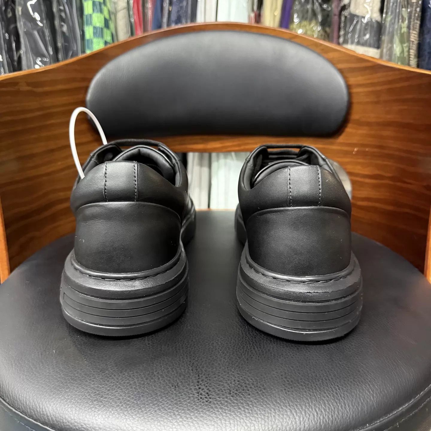 Bally Bally 25 Black Leather Sneaker 9.5/42.5 LN Worn Once Size US 9.5 / EU 42-43 - 3 Thumbnail