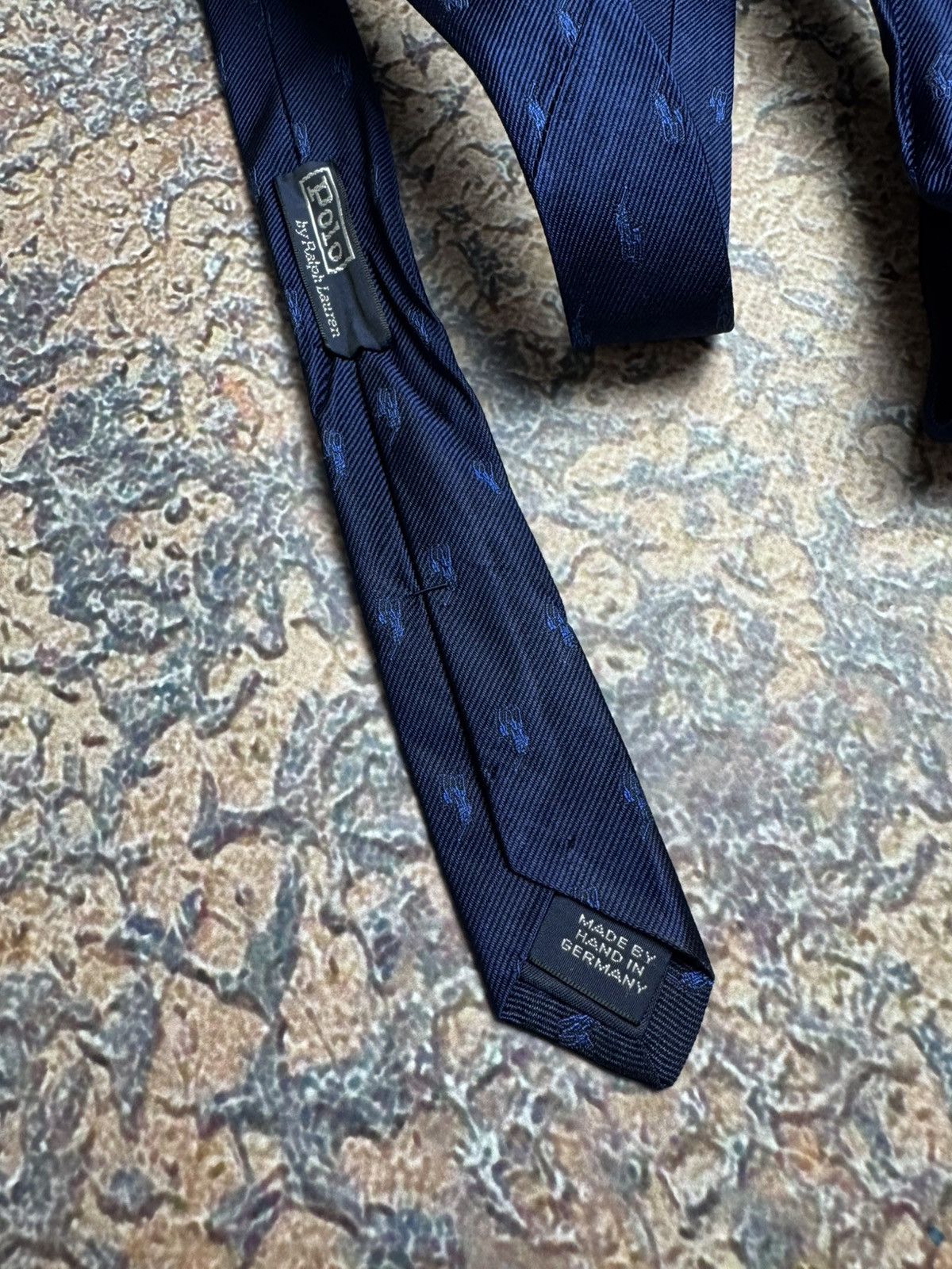 Vintage Ralph Lauren monogram tie Size ONE SIZE - 3 Thumbnail