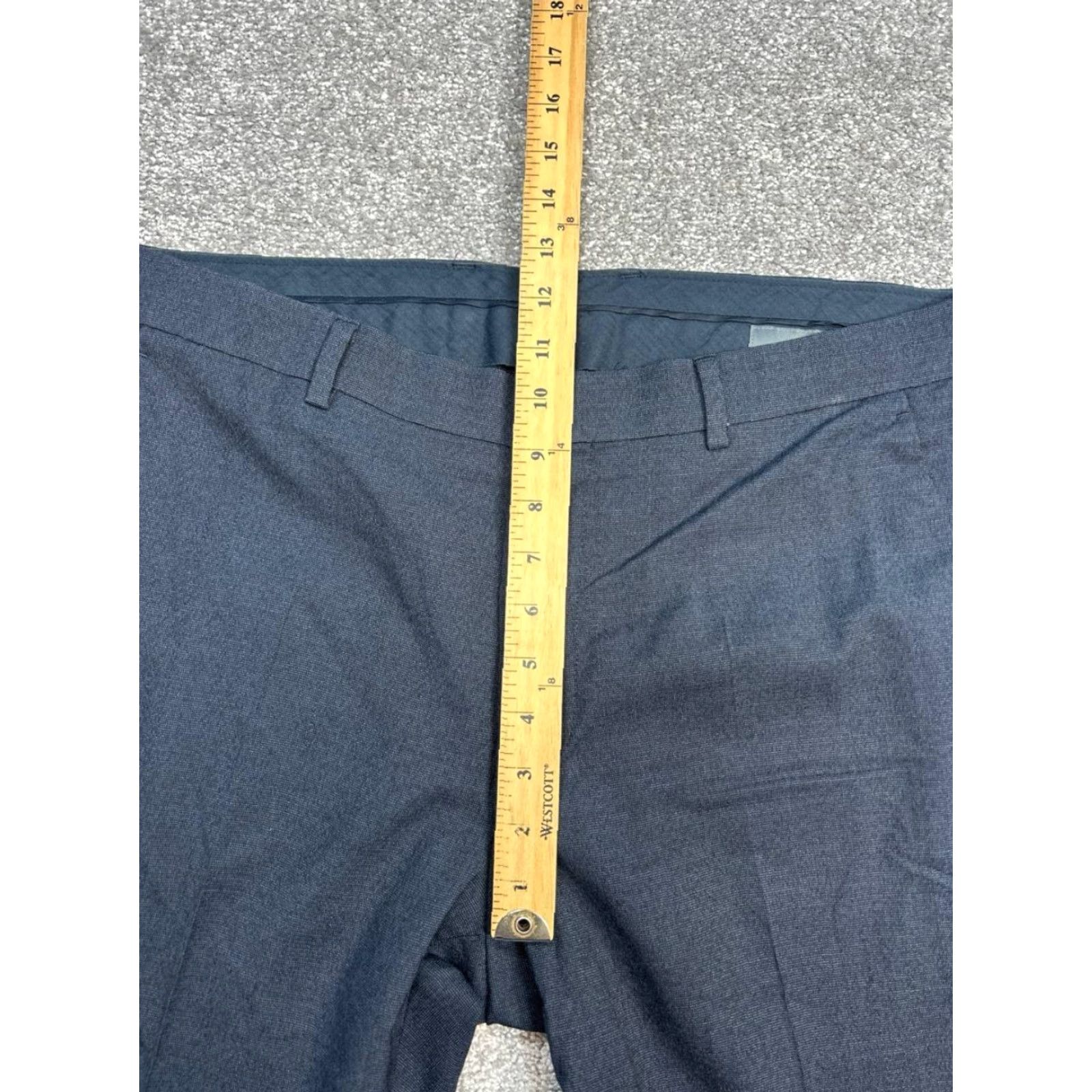 Bonobos Bonobos Chino Pants Mens 36 Blue Wool Stretch Mid Rise Tailored Fit Straight Leg Size US 36 / EU 52 - 4 Thumbnail