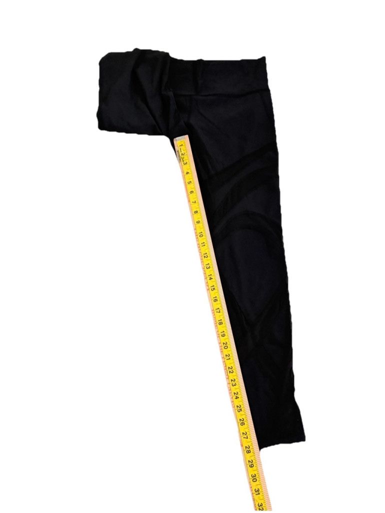Lululemon LULULEMON WUNDER UNDER HIGH RISE TIGHT 28”MESH BLACK SIZE 10 Size 32" / US 10 / IT 46 - 3 Thumbnail