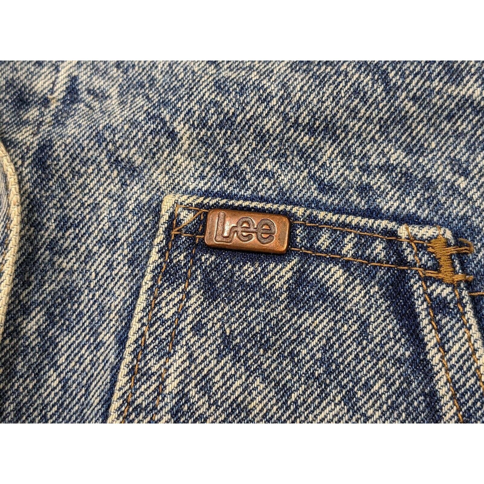 Lee Vtg NWT Lee Denim Rider Jacket Long Railroad Farm Chore Coat Size US M / EU 48-50 / 2 - 15 Thumbnail