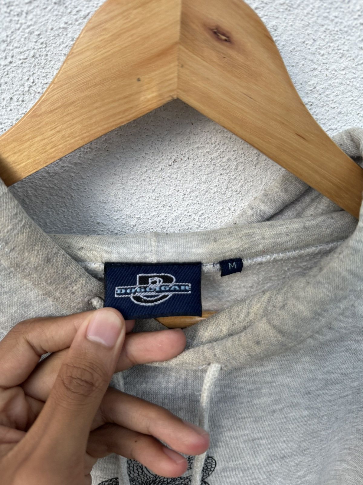 Japanese Brand 2000s Distressed Dogcigar Dragon Pullover Hoodie Size US L / EU 52-54 / 3 - 6 Thumbnail
