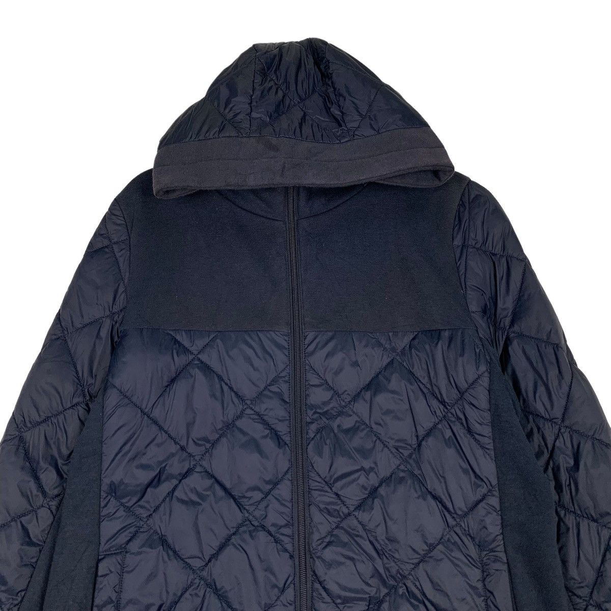 Japanese Brand N+ Quilted Hoodie Jacket #0423-C19 Size US L / EU 52-54 / 3 - 2 Thumbnail