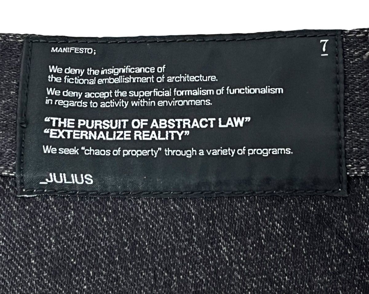 Julius JULIUS “EXHIBITION SAMPLE” Layered Denim Avant Garde Archive Size US 34 / EU 50 - 7 Thumbnail